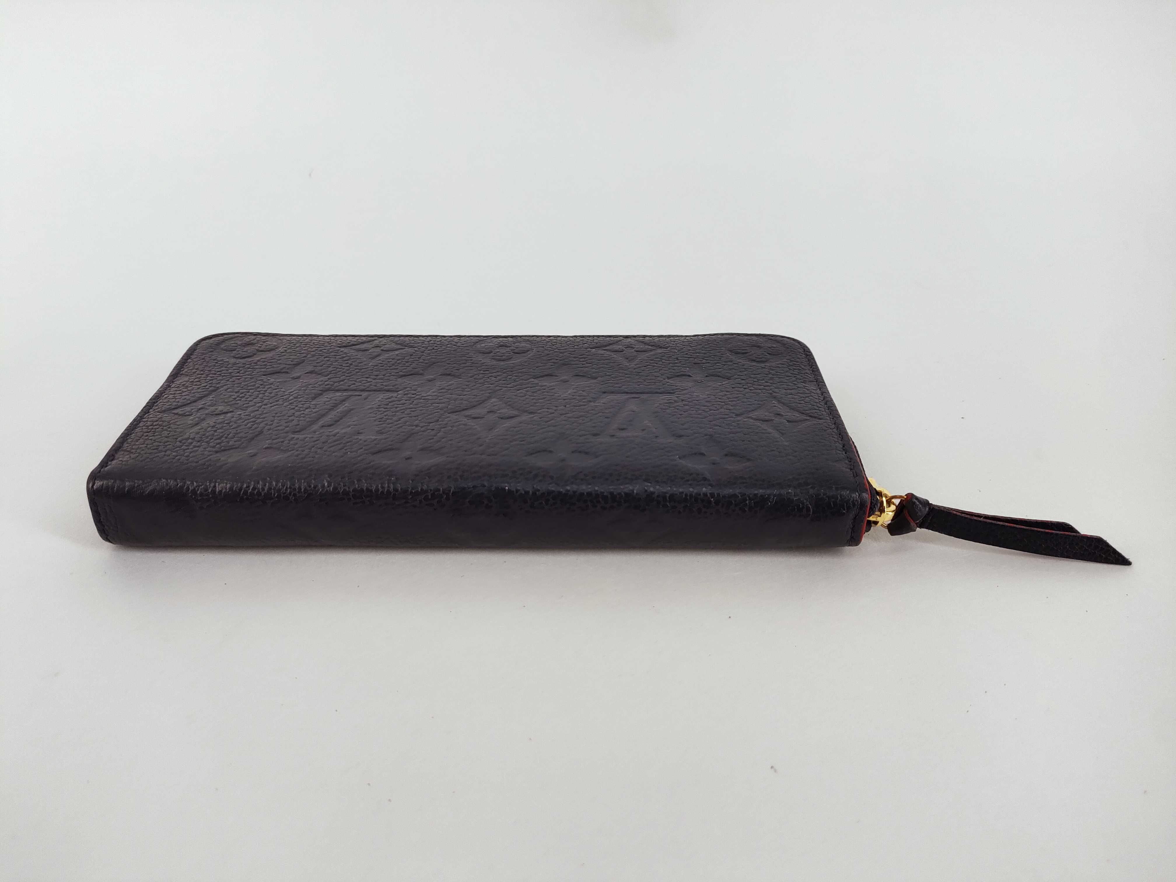 Monogram Empreinte LV Empreinte Portefeuille Clemence Marine Rouge M69415 RFID Wallet — view 5