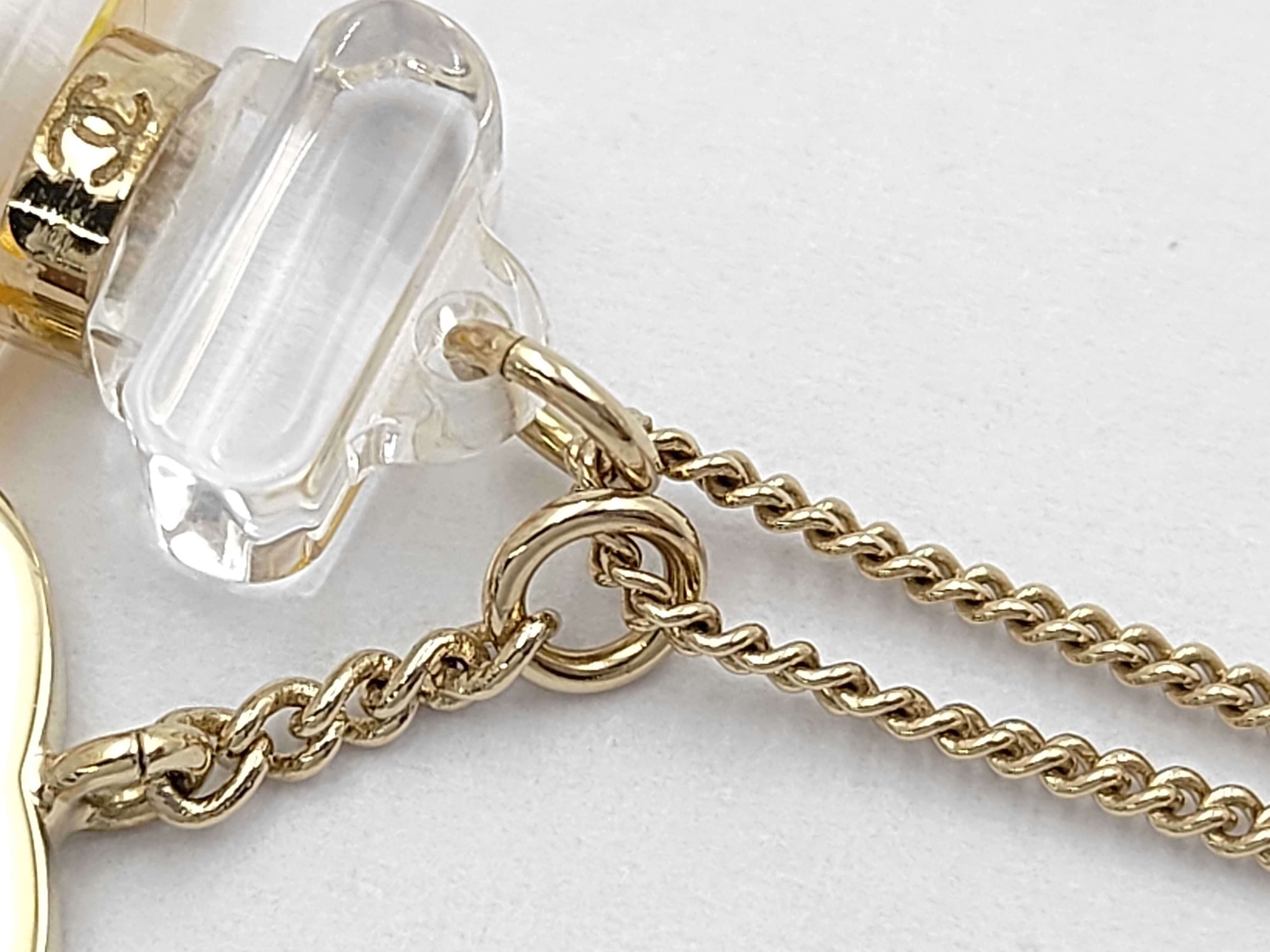 Necklace Perfume Bottle Coco Mark Gold 09A Necklace — view 8