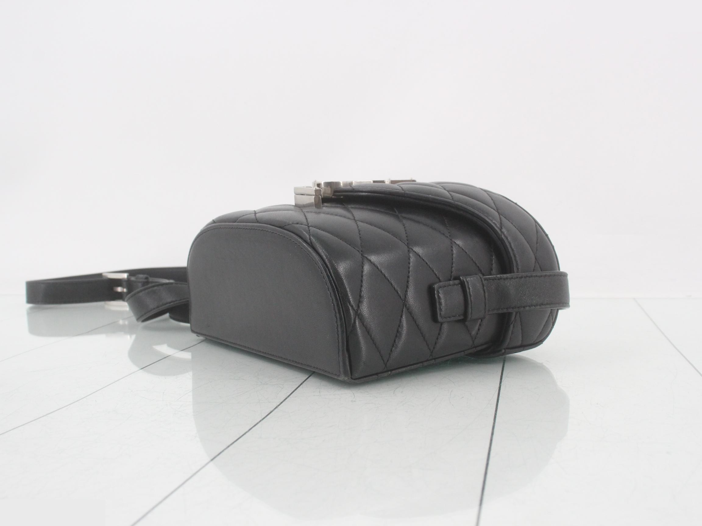Junebox Leather Shoulder Bag, Black — view 6