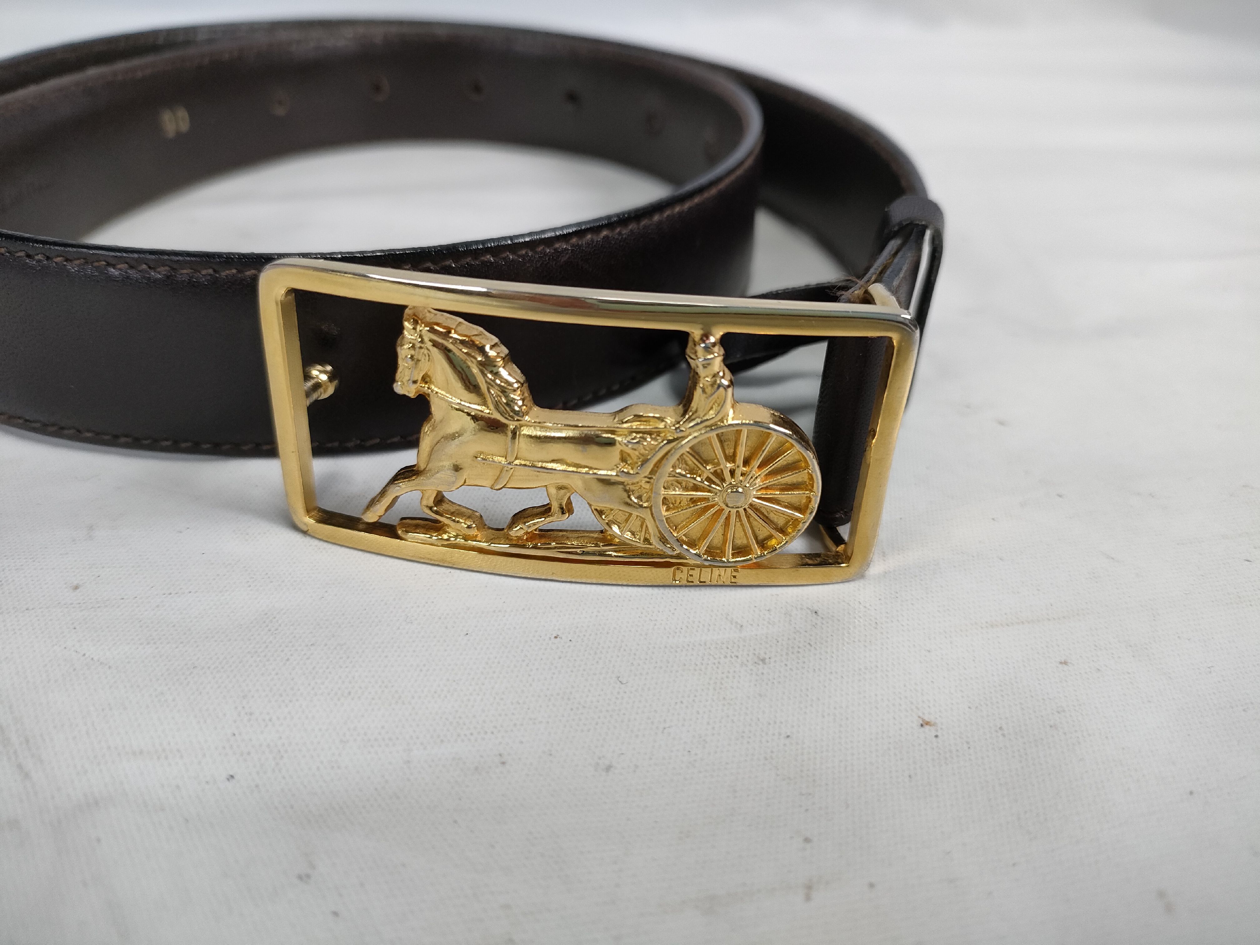 carriage buckle belt — view 2