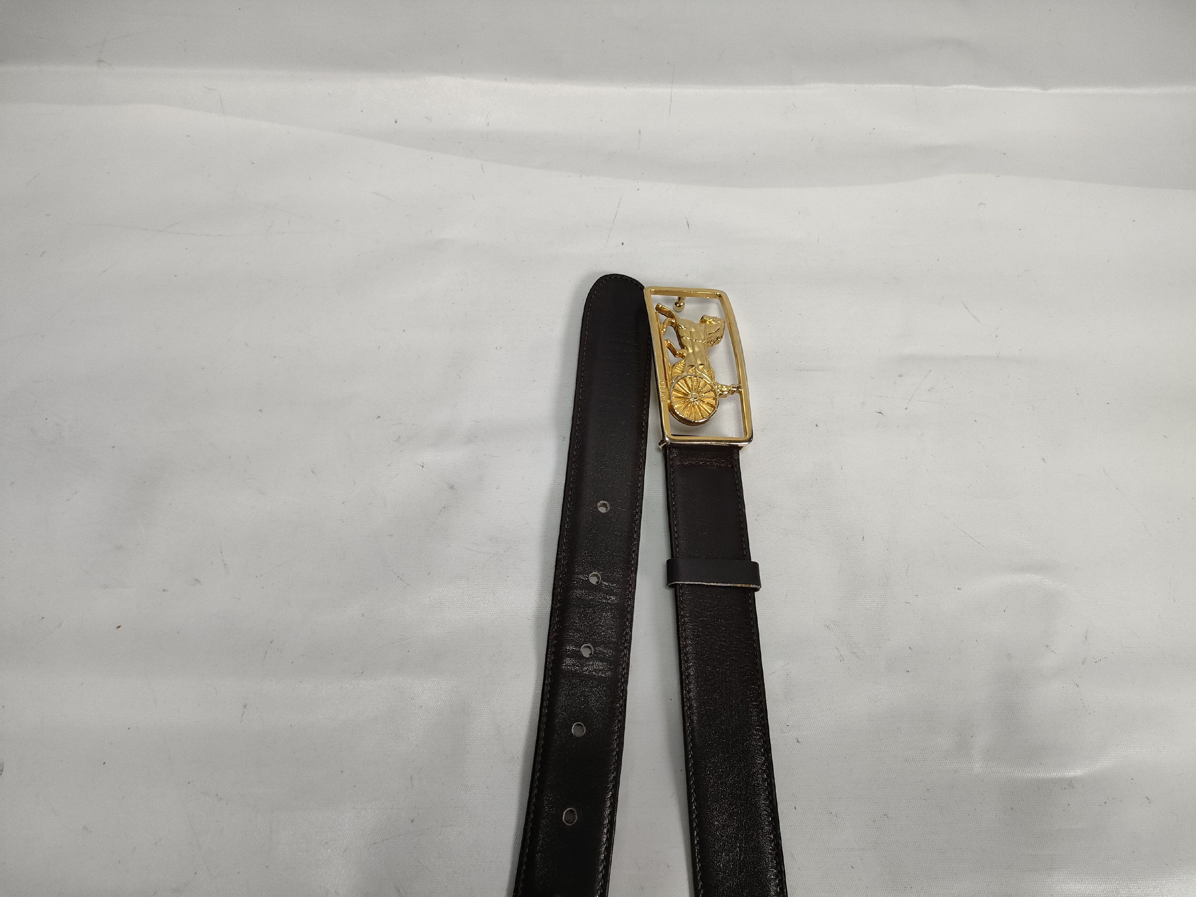 carriage buckle belt — view 4