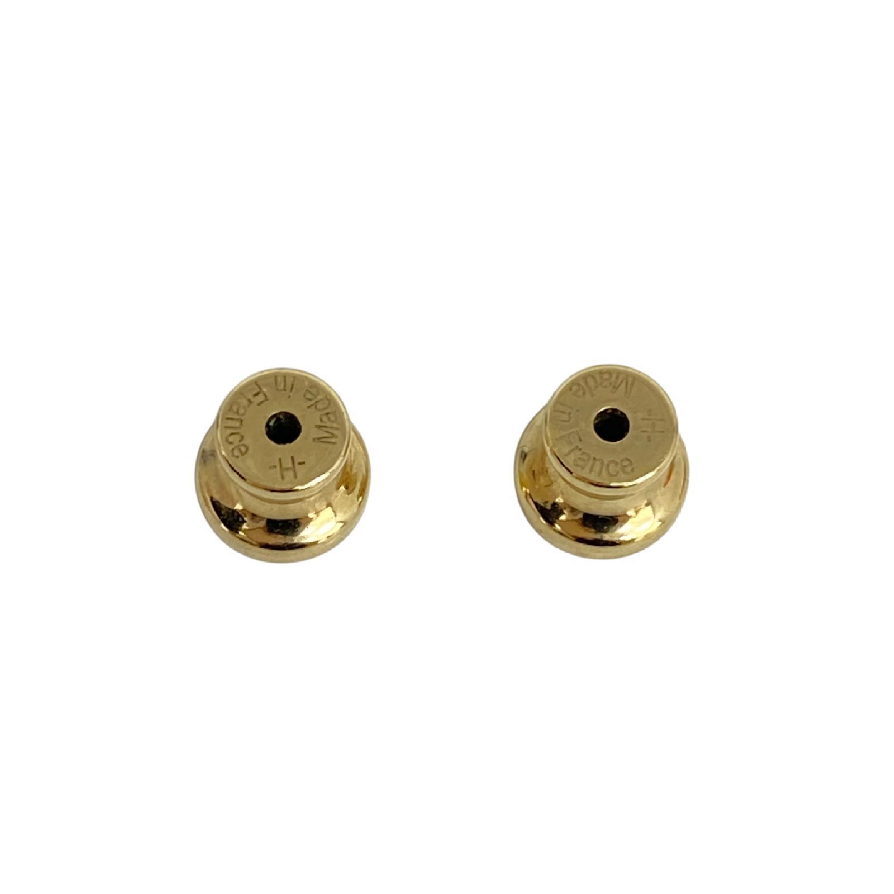 【*Shipped from: Hong Kong*】HERMES ( ) Black Gold Color Amulet Earrings — view 11