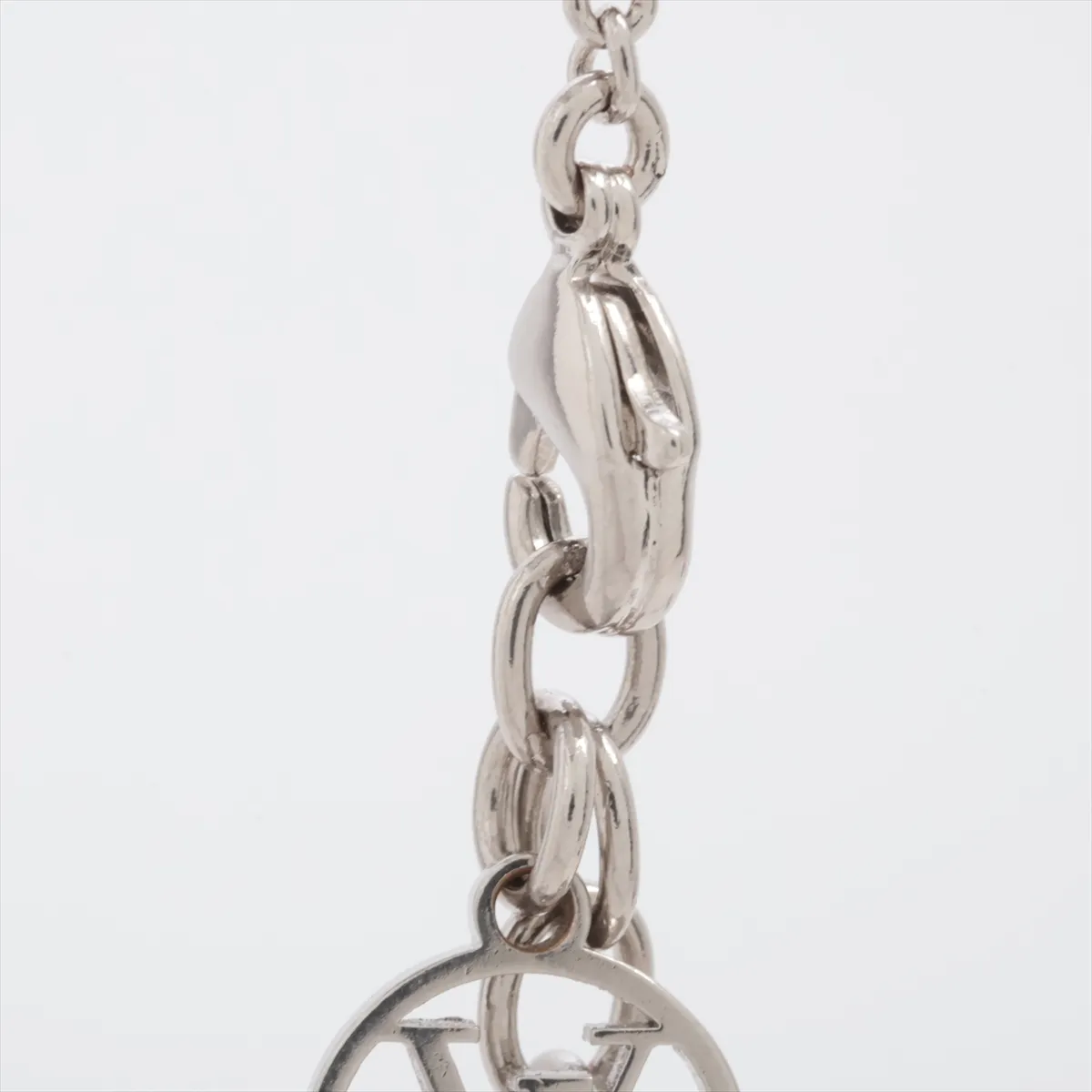 M63197 Essential V Necklace LE1213, GP Silver, with — view 3