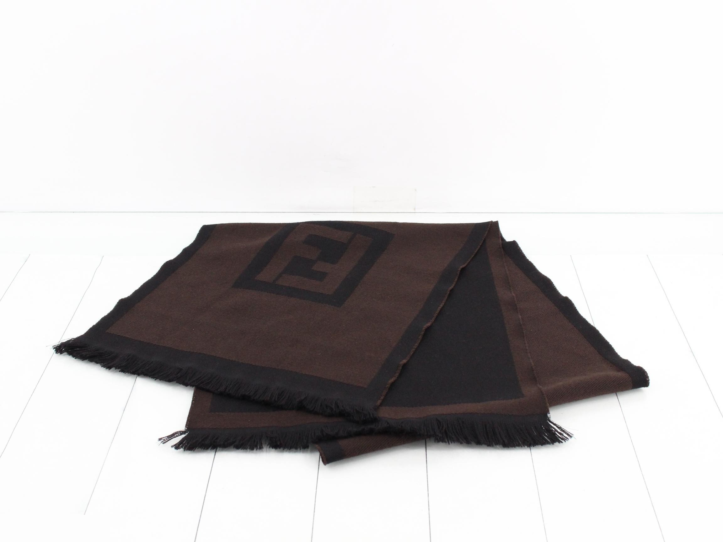 logo scarf with tags — view 2