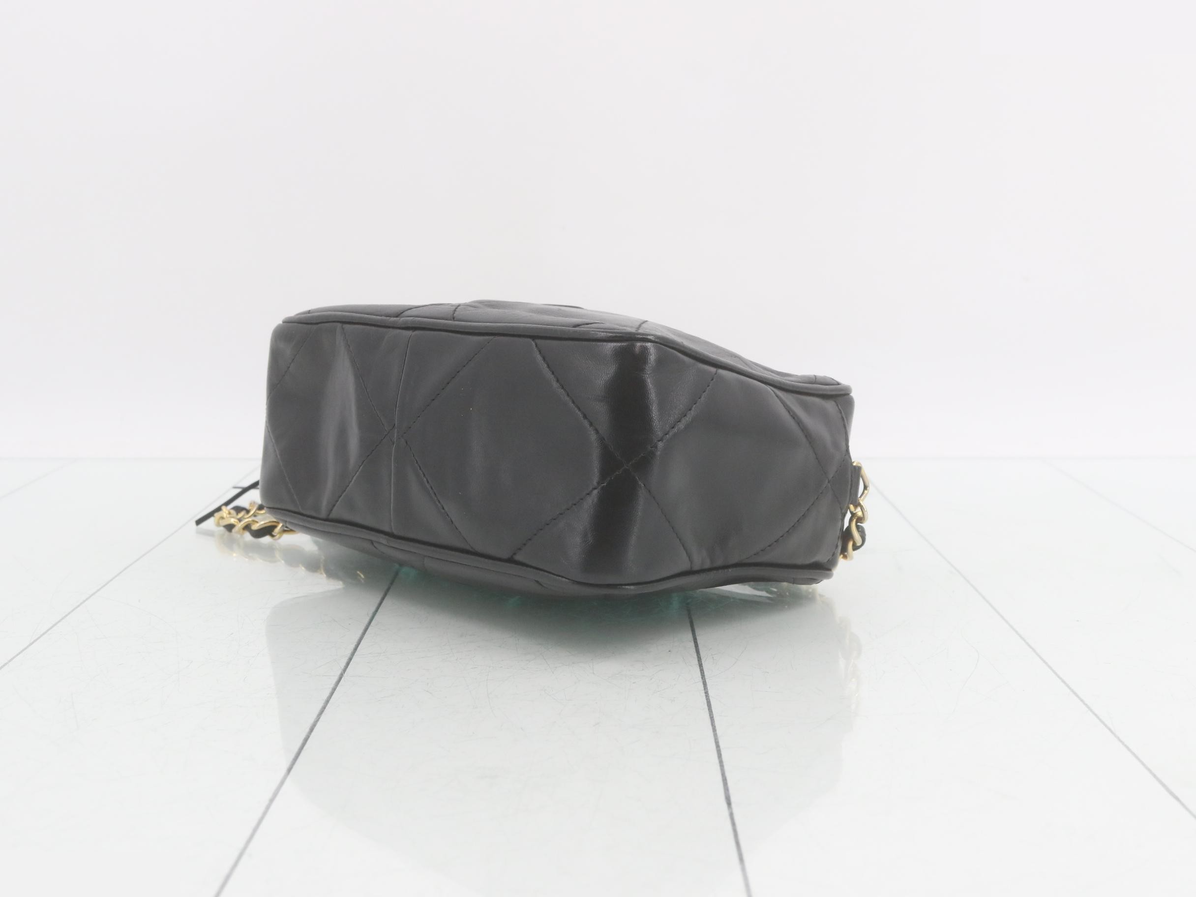 Matelassé (Bag) - Chain Shoulder Bag - Leather - Coco Mark - Black — view 6