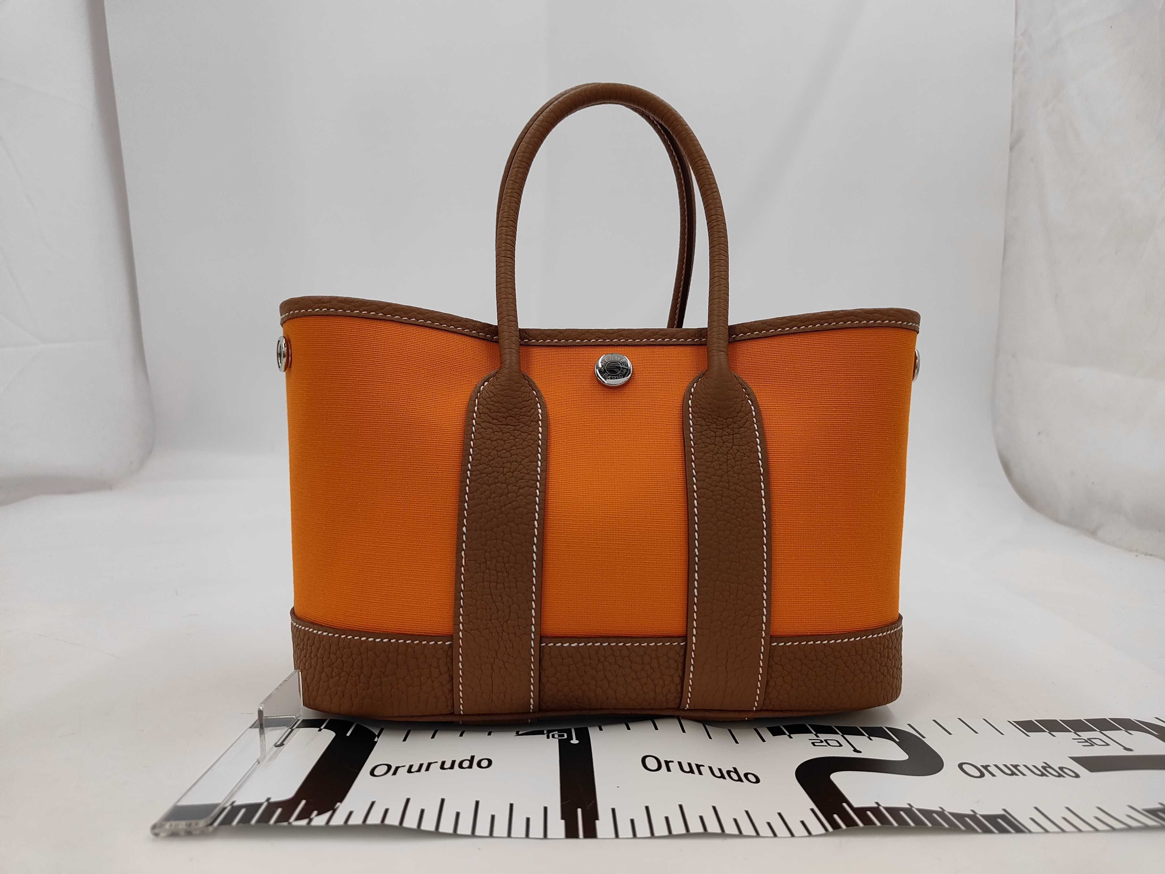 Garden Party Neo Feu/Gold Toile/Negonda Silver Hardware G Stamp Handbag — view 2