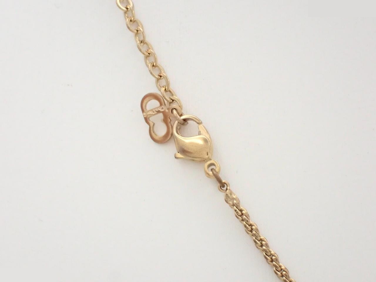 necklace with logo, chain approximately 44cm long. — view 2
