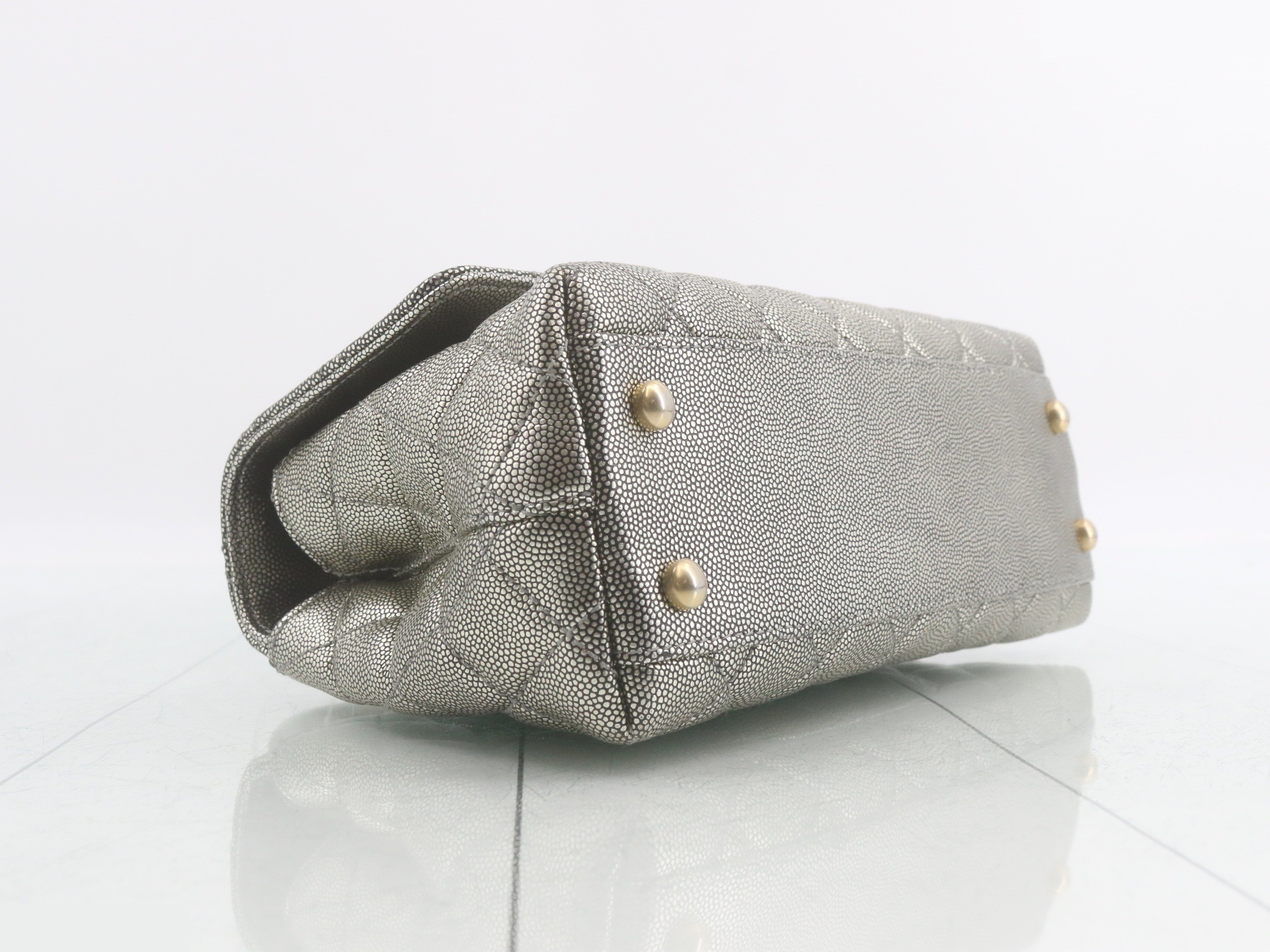 Coco Handle Caviar Skin 2-Way Handbag — view 5