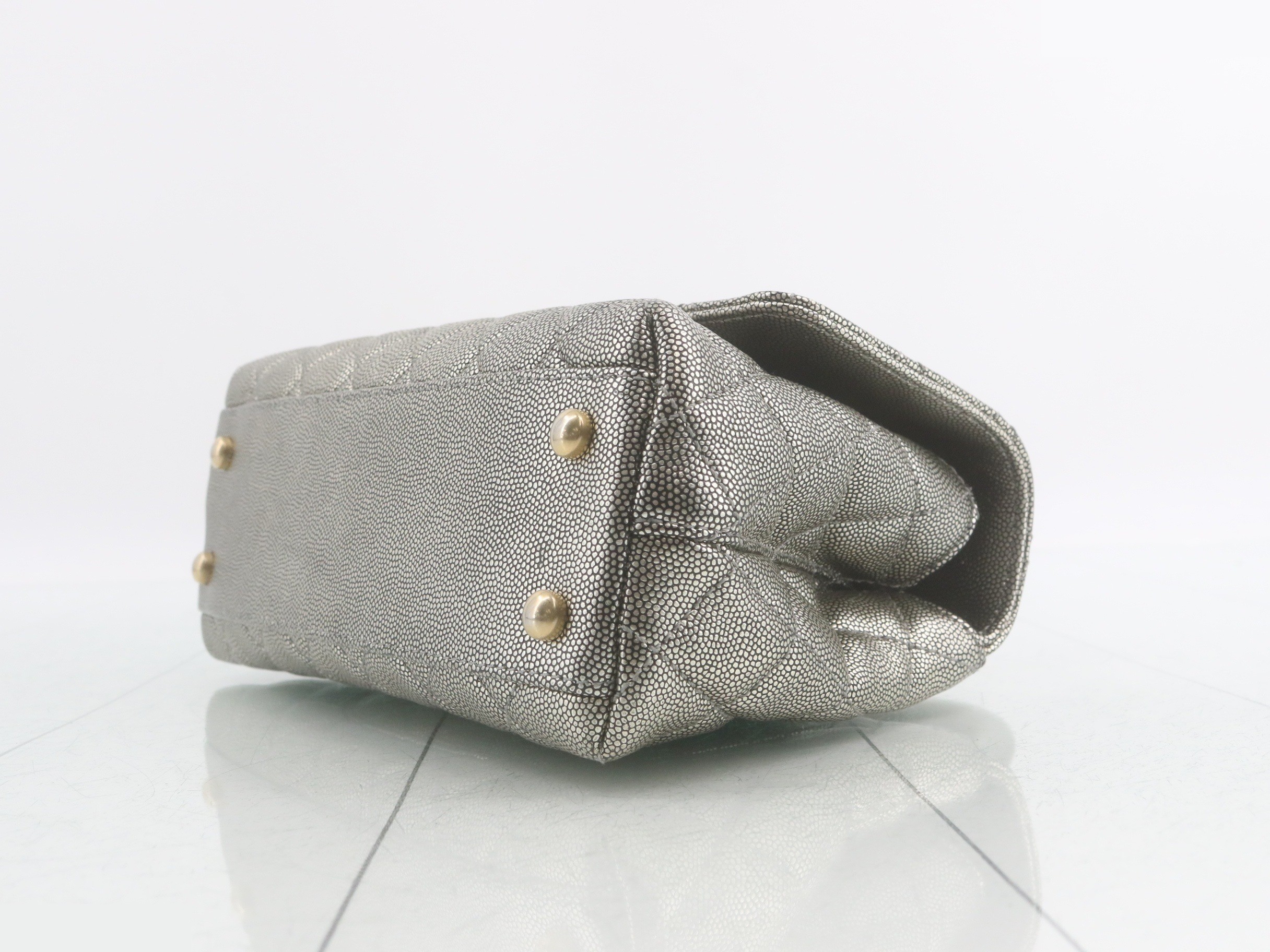 Coco Handle Caviar Skin 2-Way Handbag — view 6