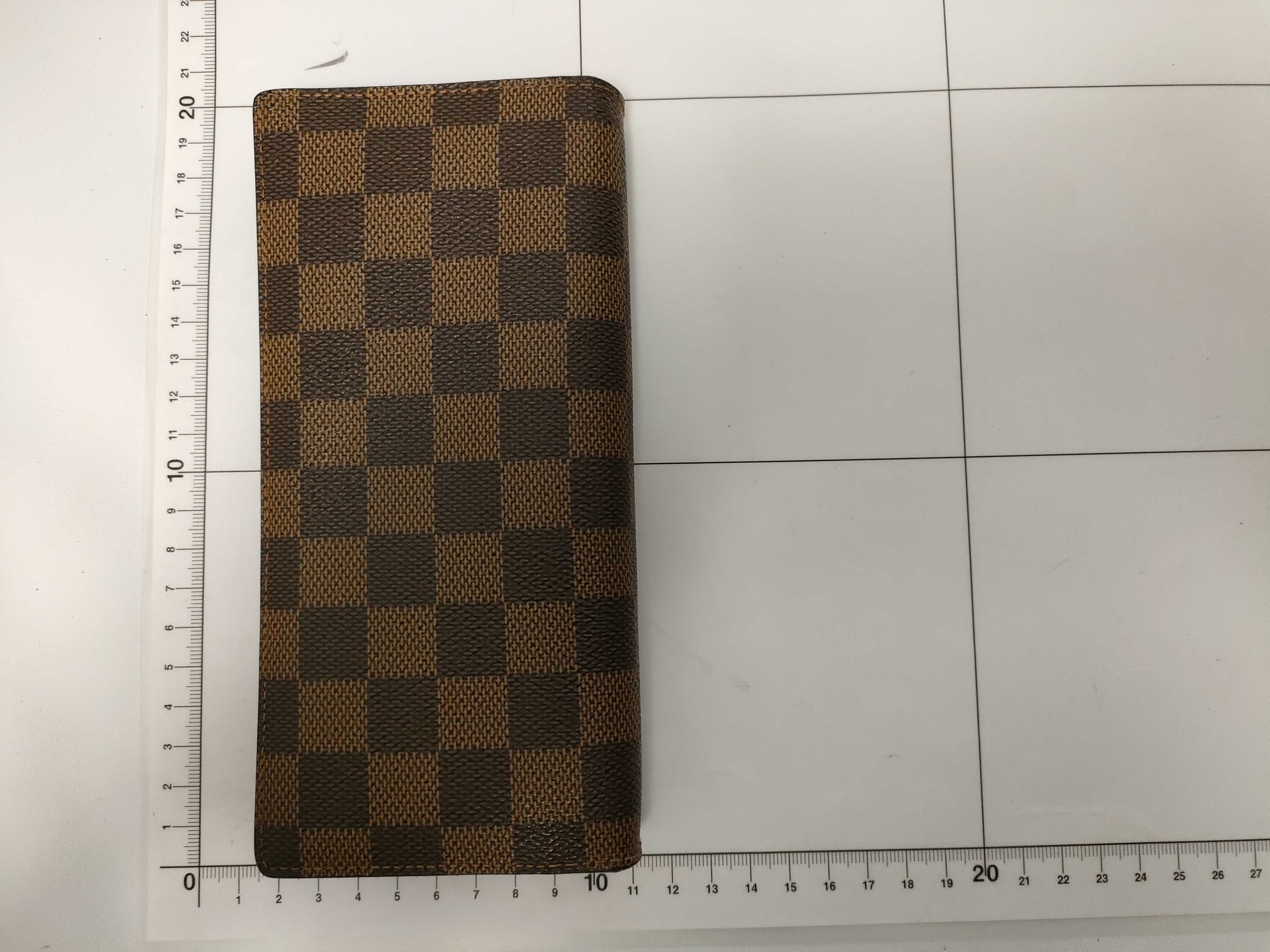 Damier Louis Vuitton Portefeuille Brazza N60017 Wallet — view 12