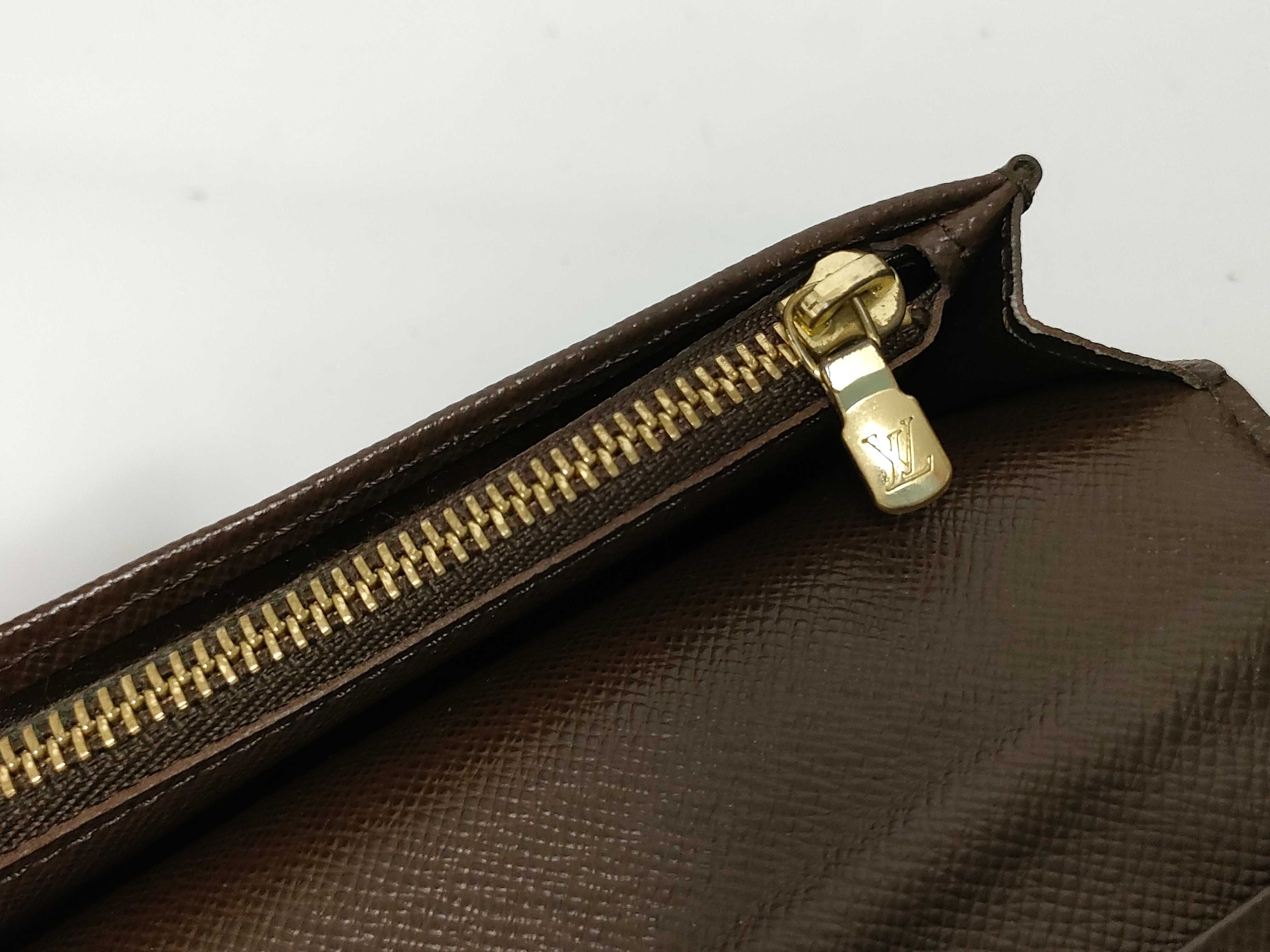 Damier Louis Vuitton Portefeuille Brazza N60017 Wallet — view 8