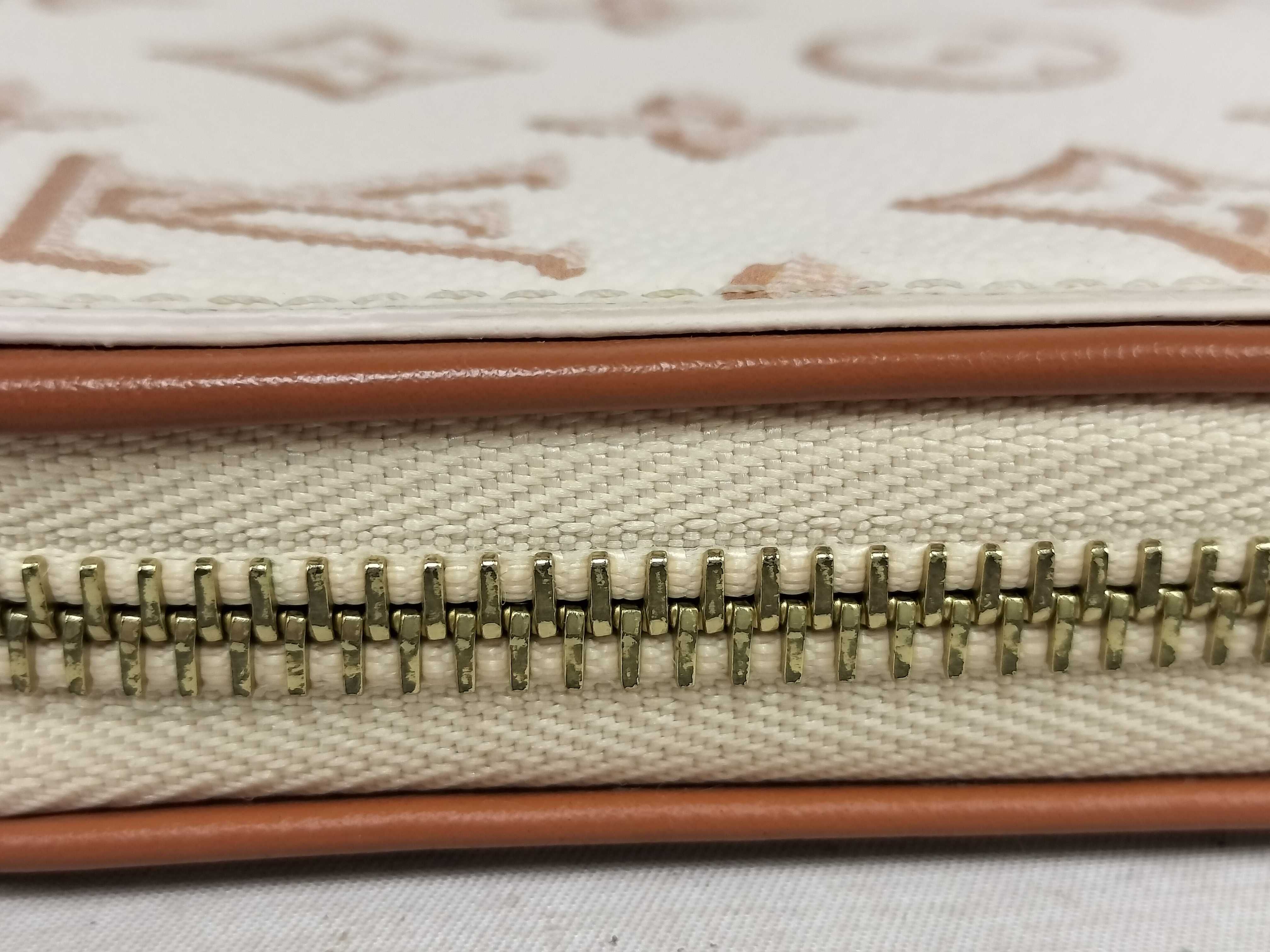 Monogram Fall For You Zippy IC Tag Gold Hardware Wallet — view 8