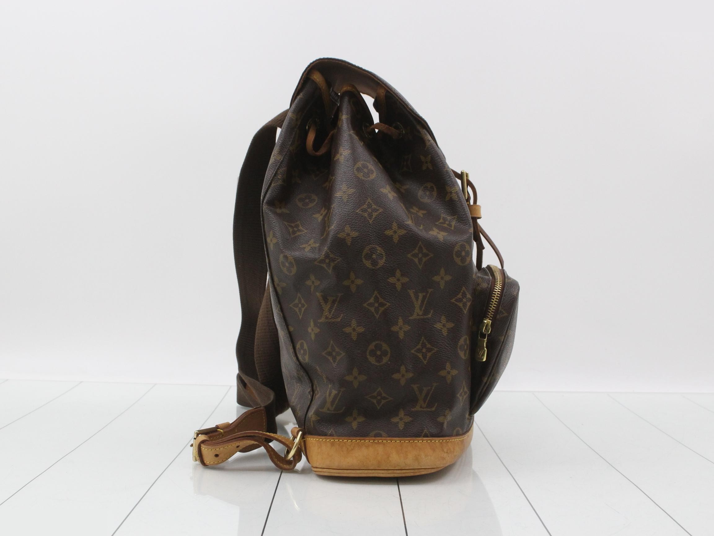 Monogram Montsouris GM Backpack — view 4