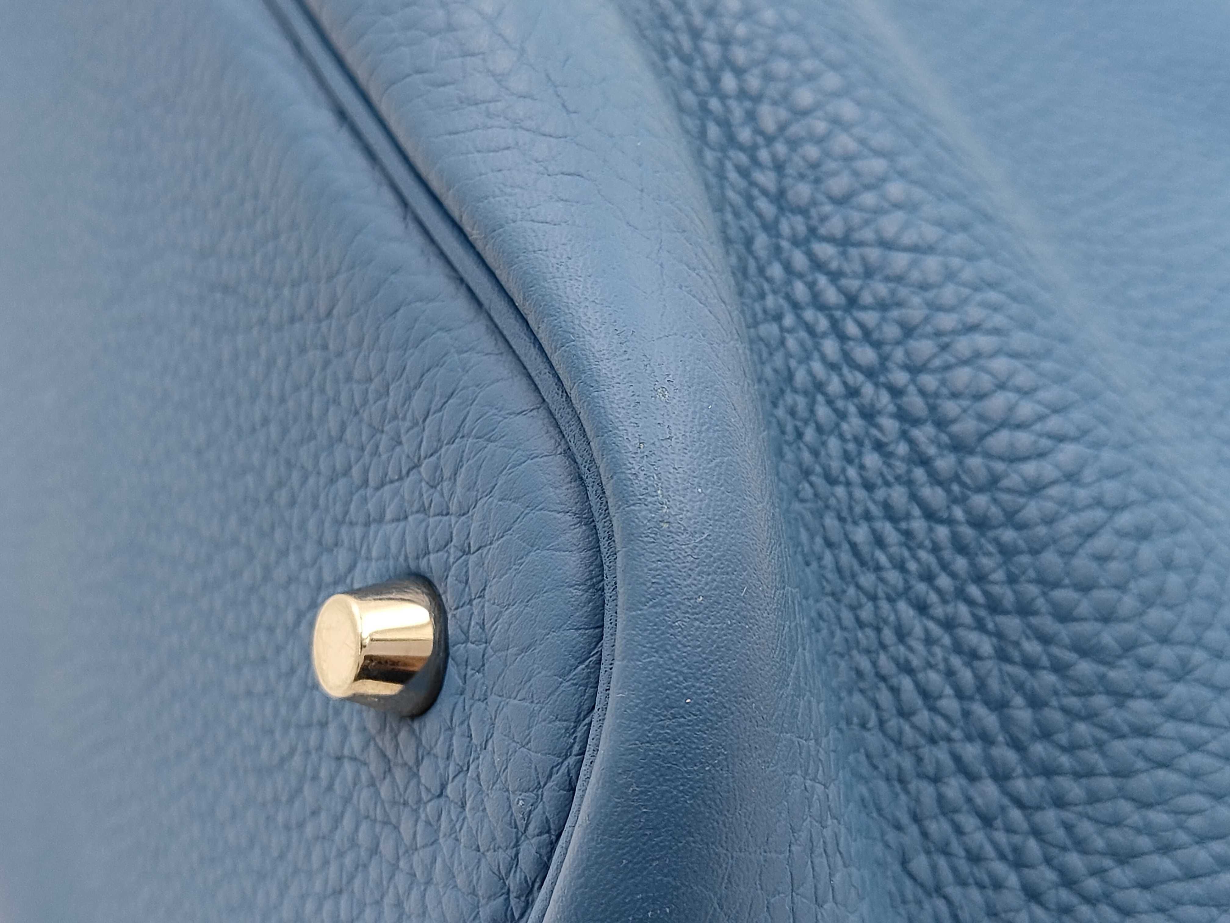 Picotin Lock MM Taurillon Mykonos O stamp handbag — view 4