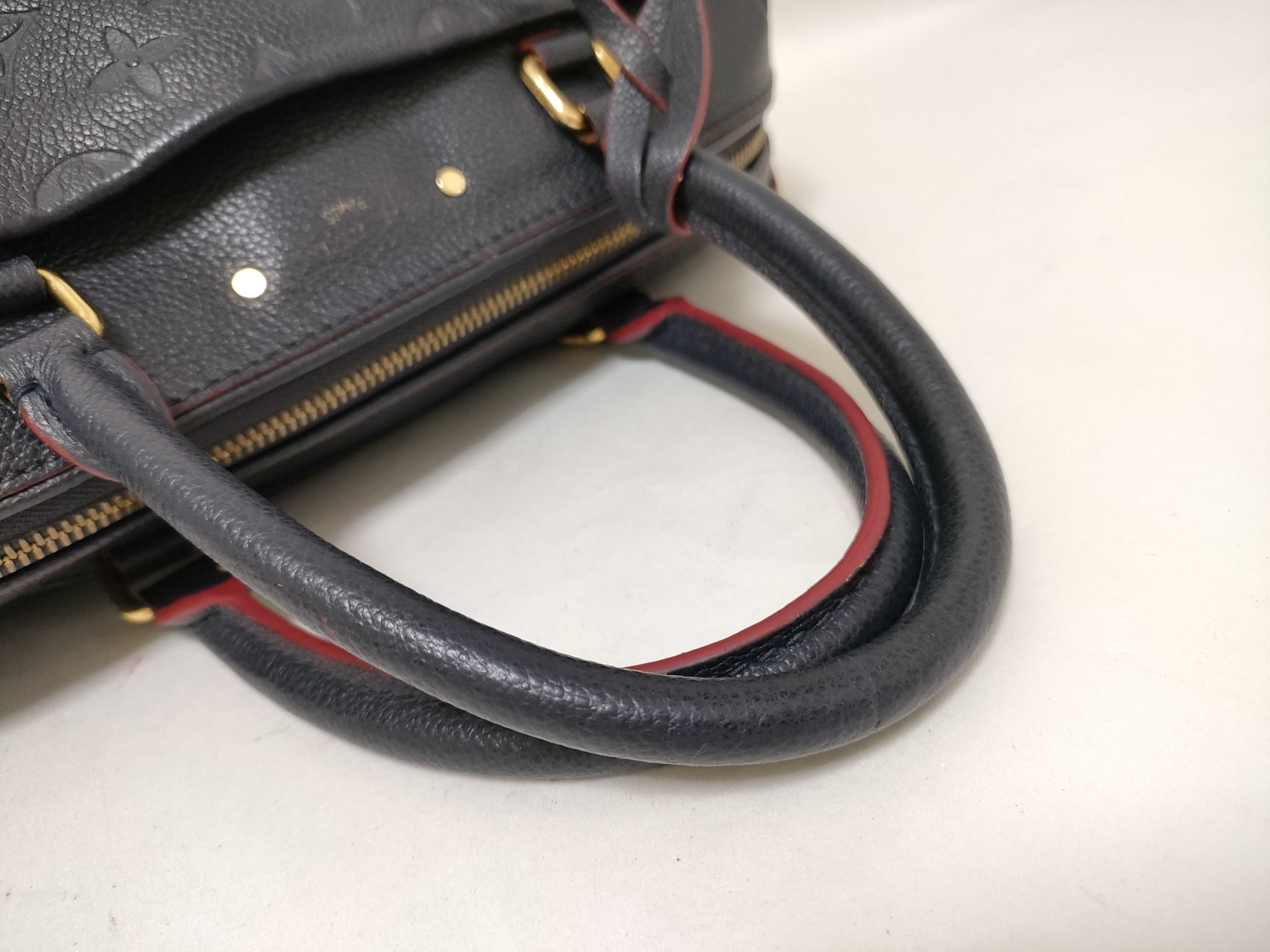 Speedy Bandoulière 25 Marine Rouge Handbag — view 3