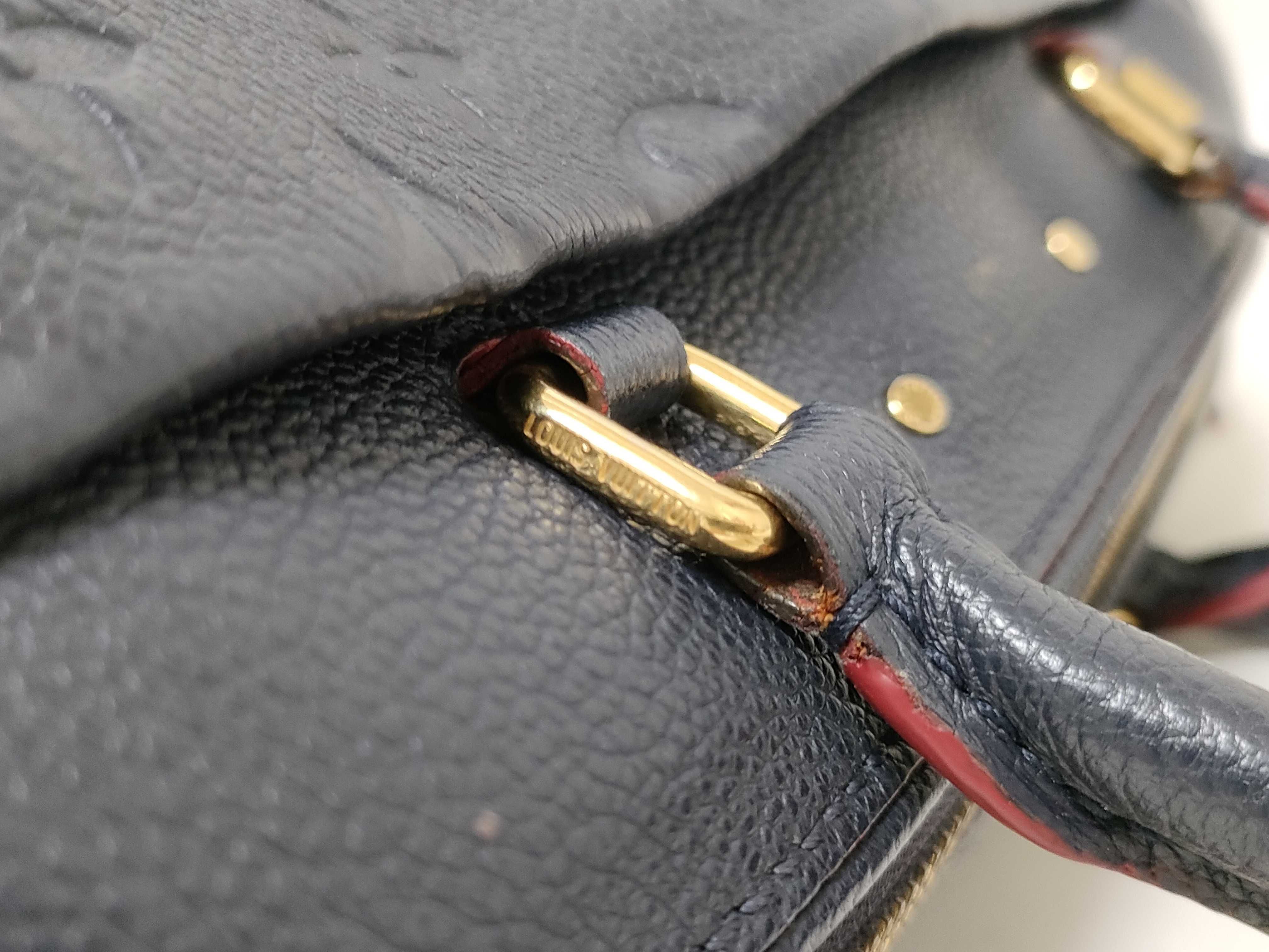 Speedy Bandoulière 25 Marine Rouge Handbag — view 5