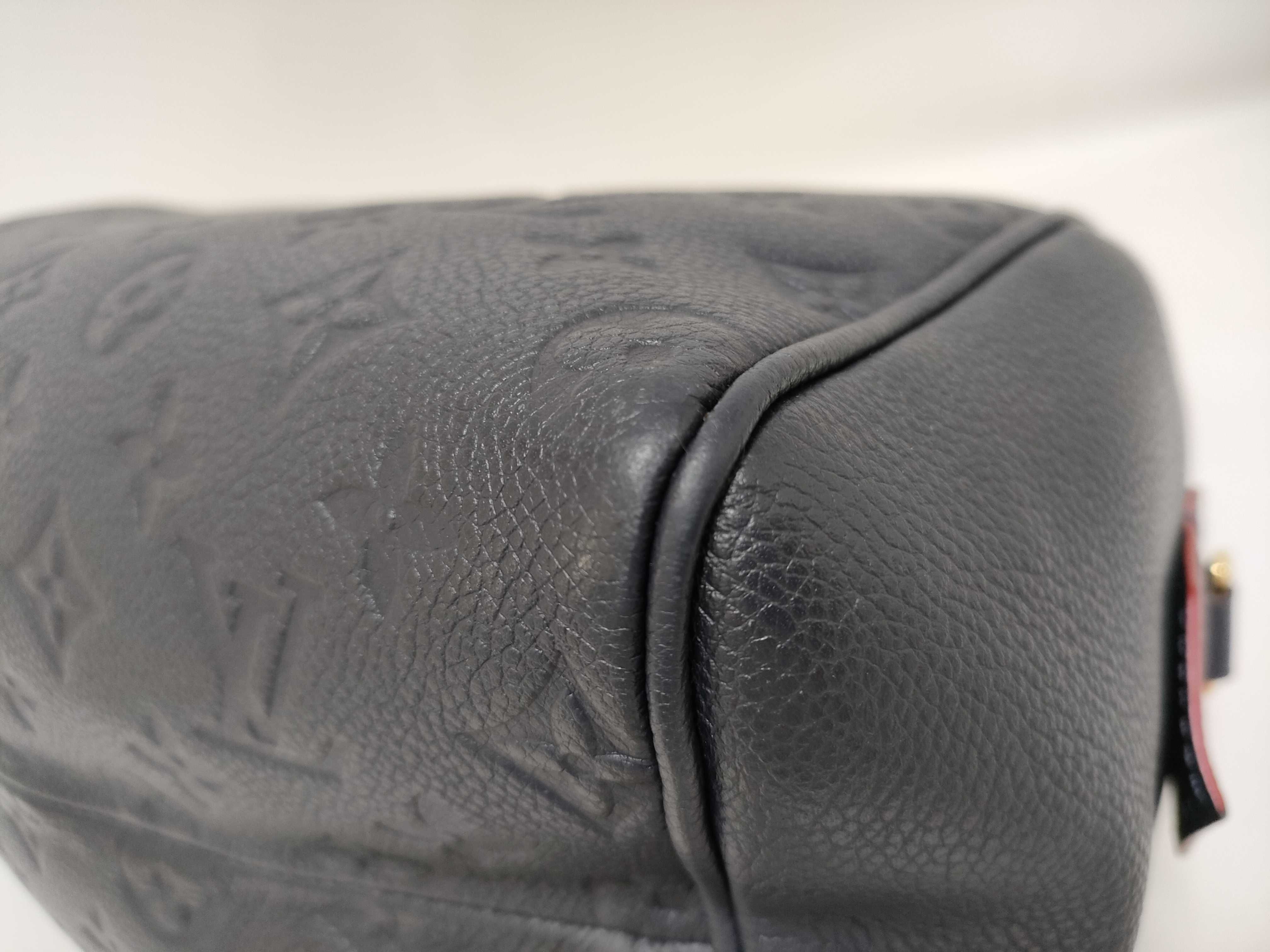 Speedy Bandoulière 25 Marine Rouge Handbag — view 6