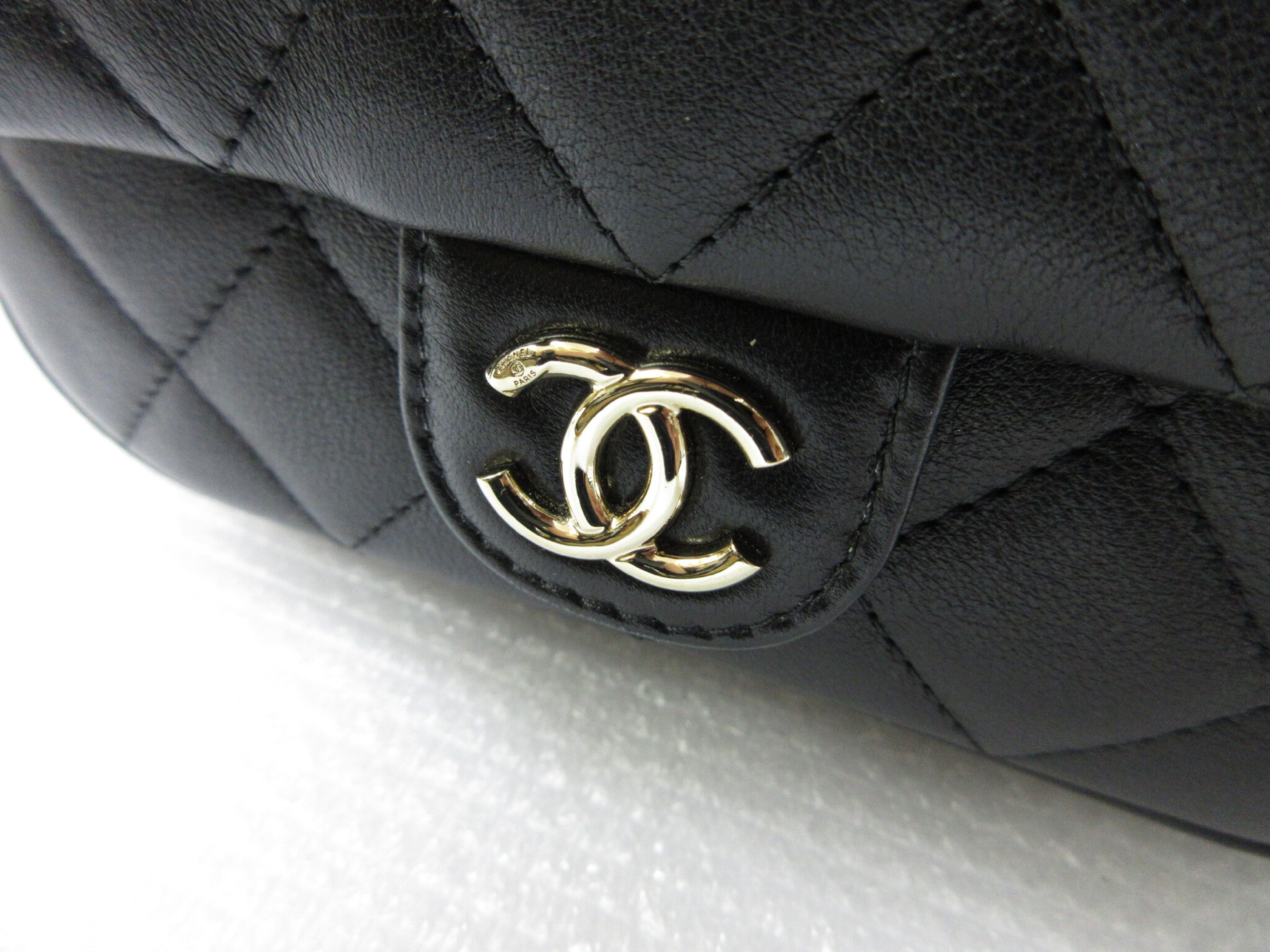 Matelassé Backpack AS3618 Black Lambskin Rucksack — view 10