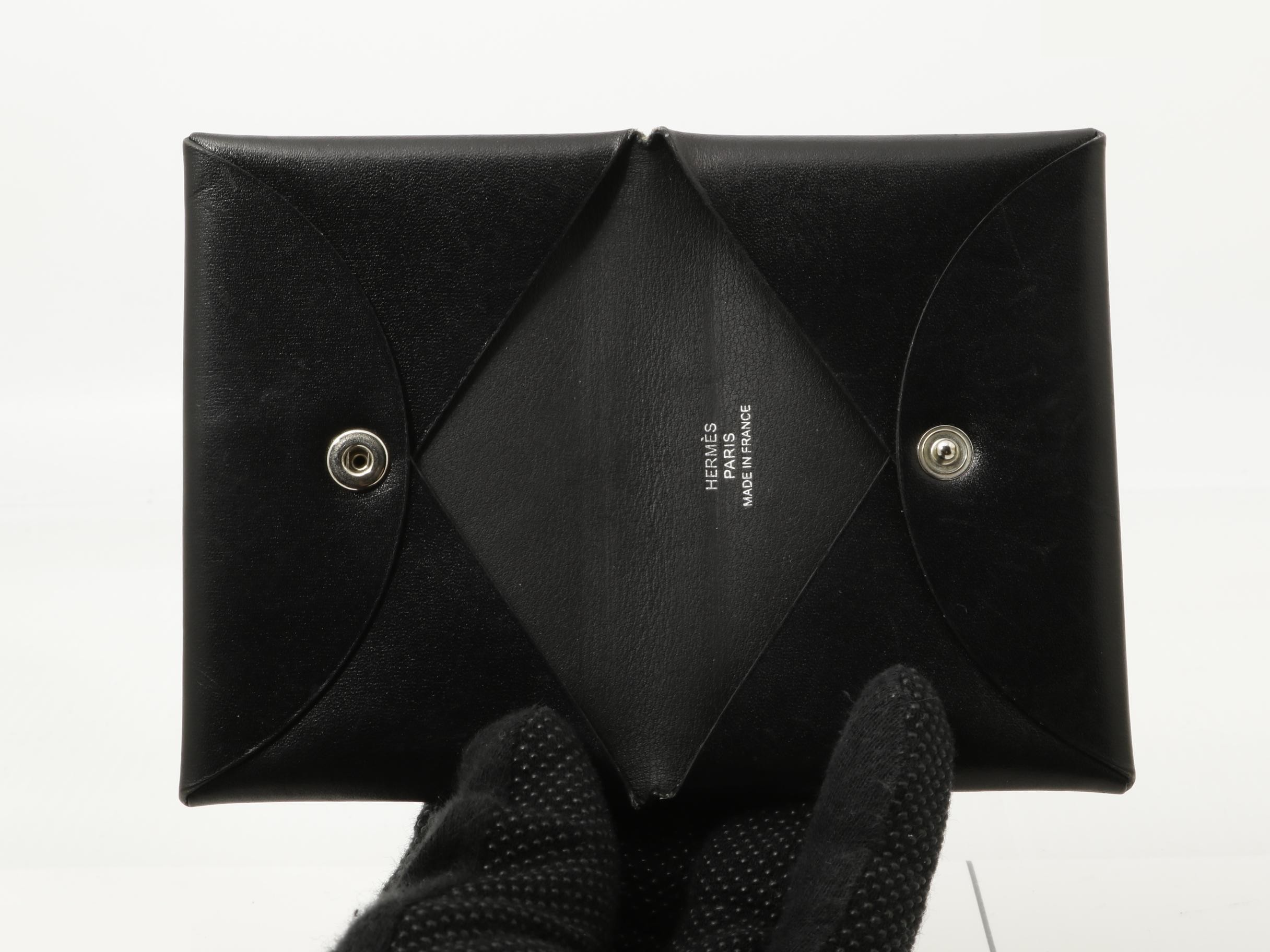 Calvi Box Calf Leather, Black, U Stamp — view 4