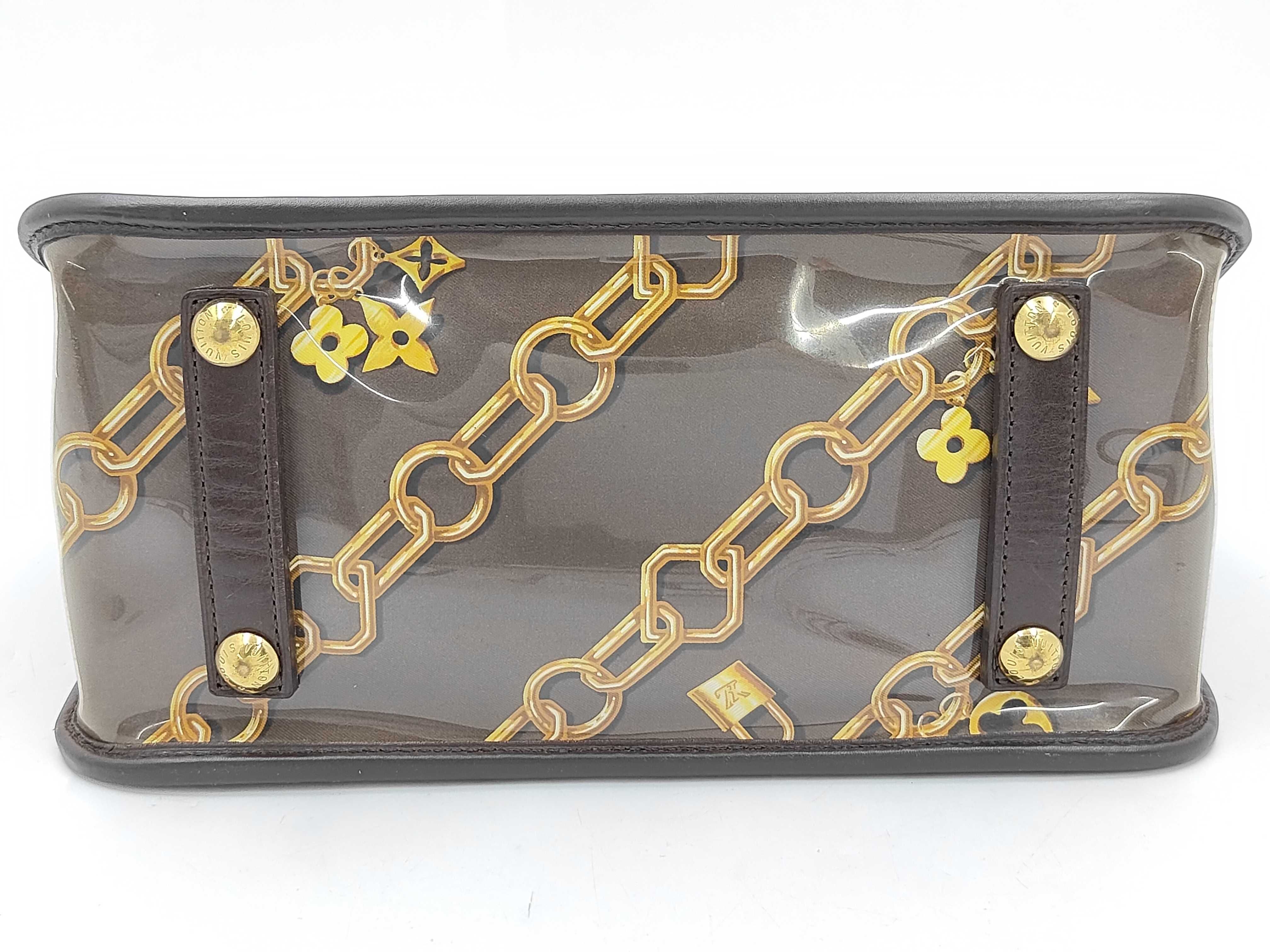 LV Monogram Charm Cabas Taupe M95156 MB0036 Handbag — view 8