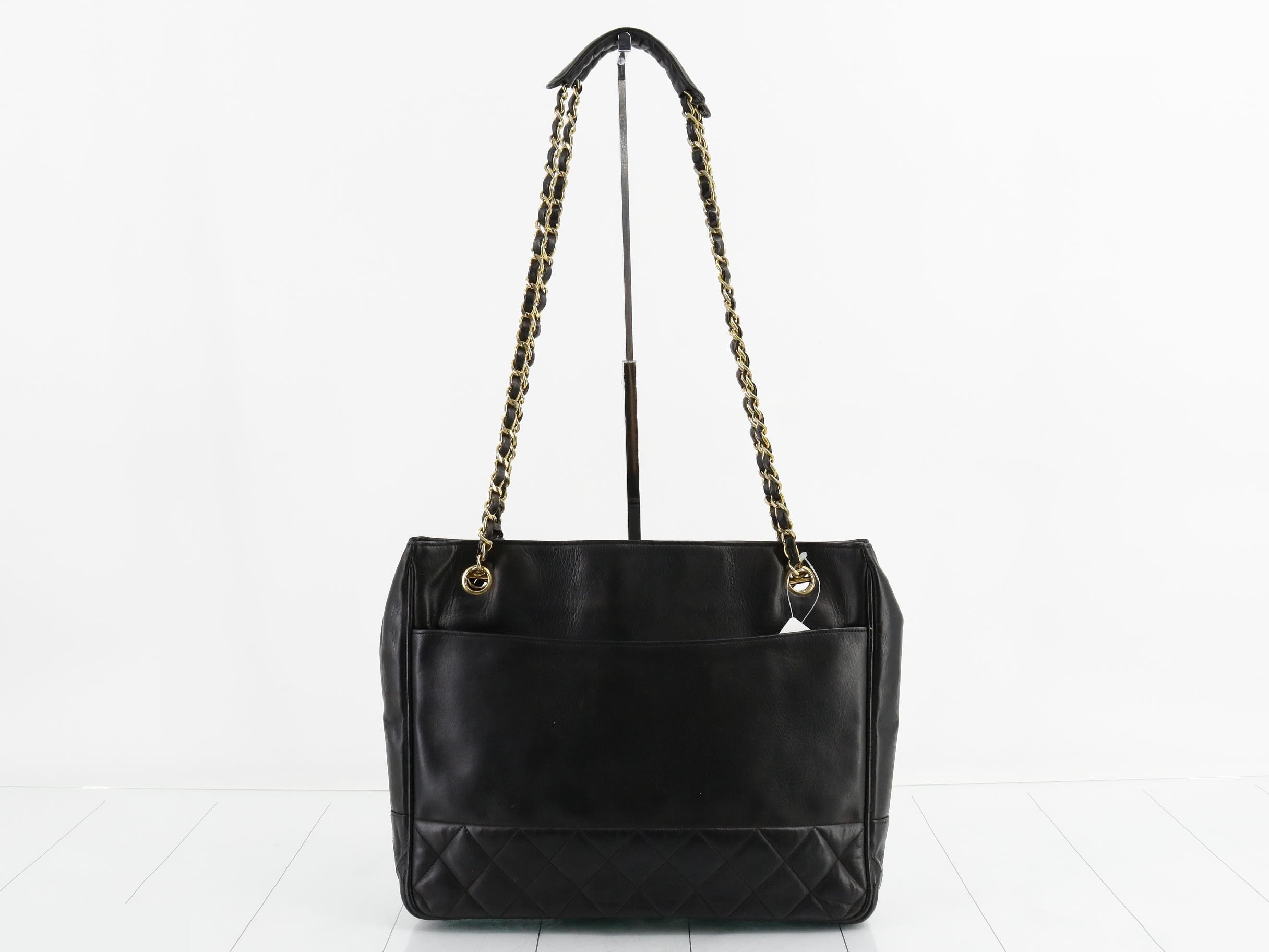 Matelassé Chain Tote Bag — view 2