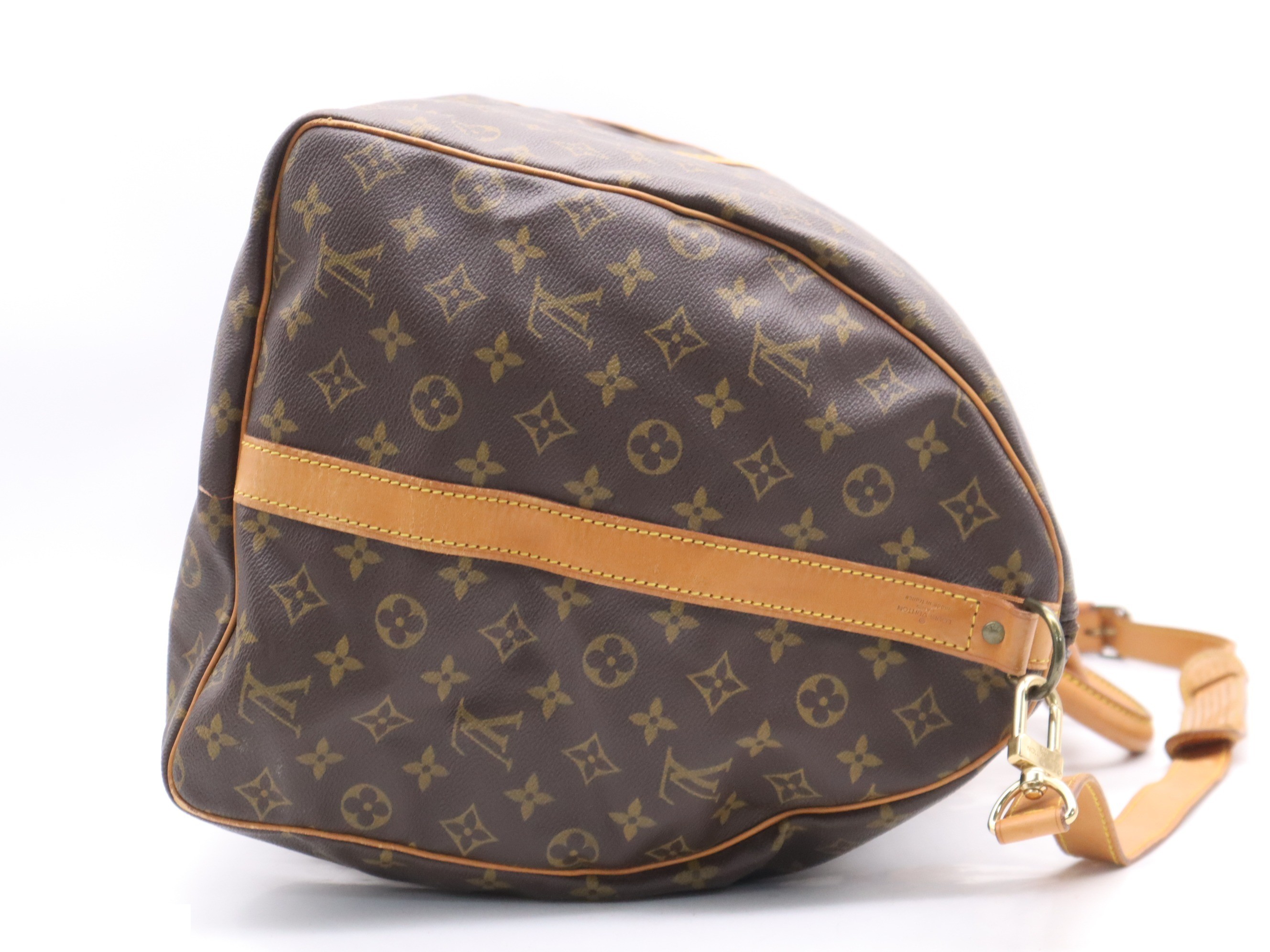 Keepall Bandouliere 60: Shoulder strap, padlock, key, name tag — view 5
