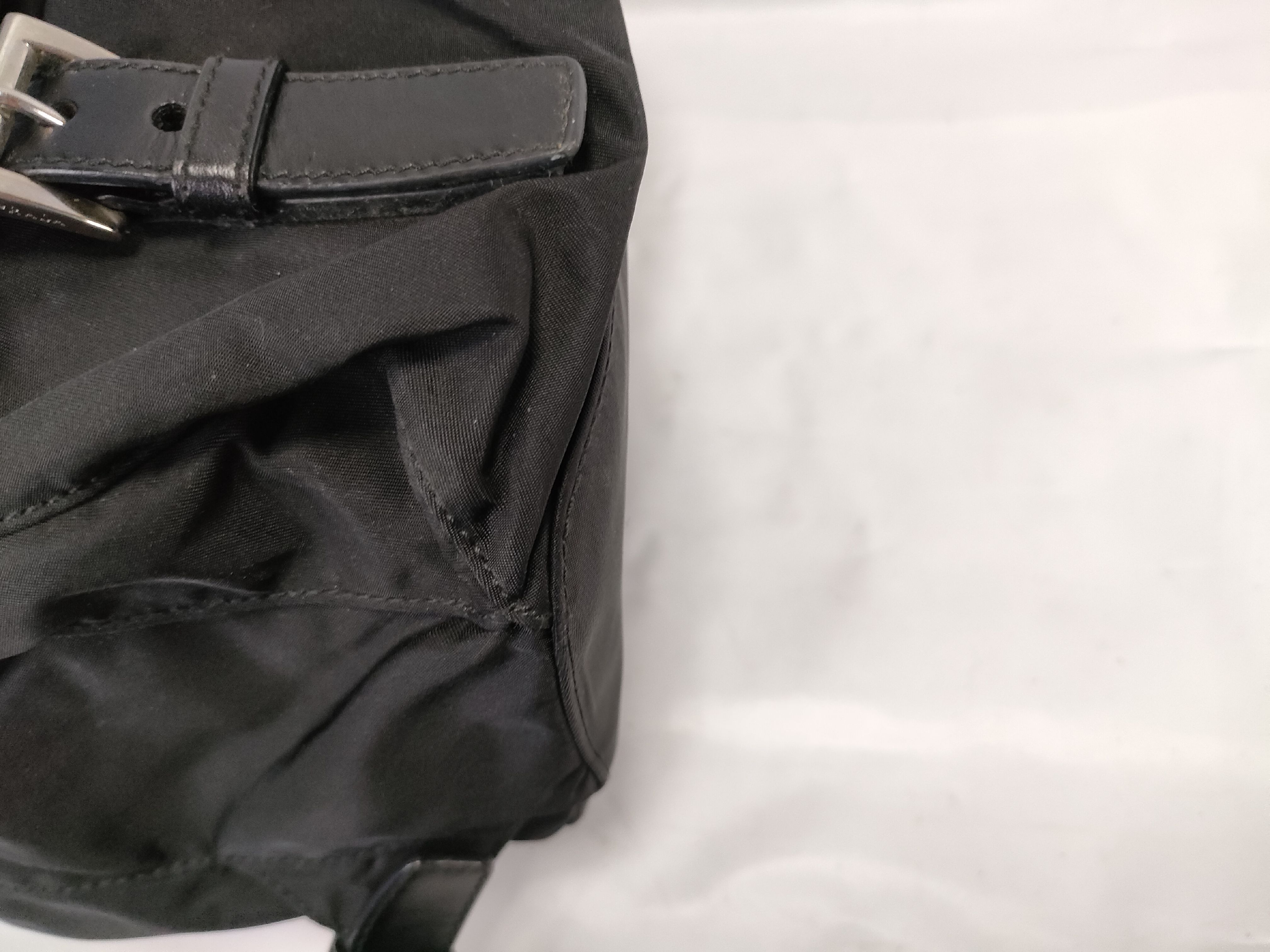 Nylon Backpack, Black — view 6