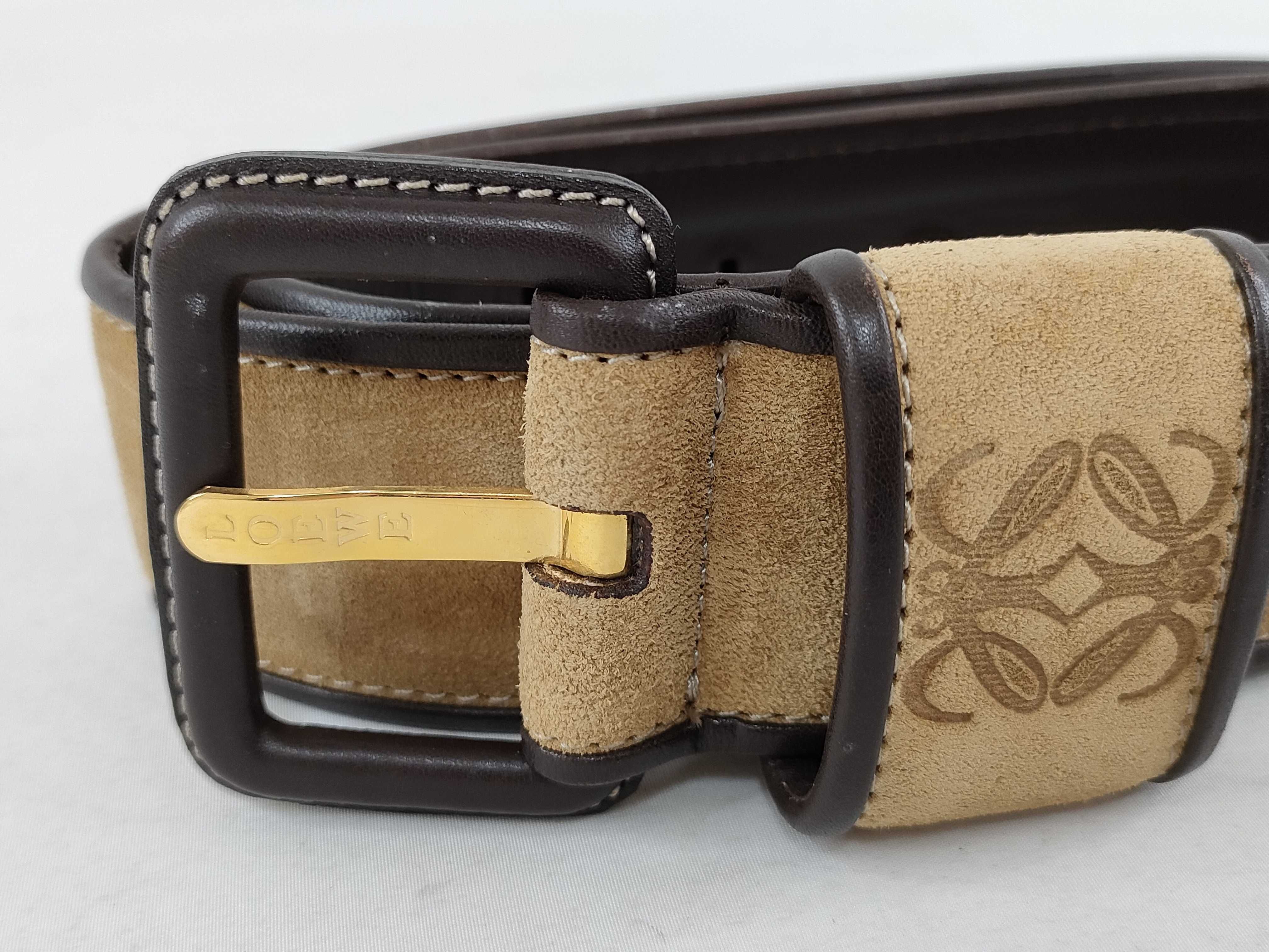Anagram Suede Leather Belt — view 2