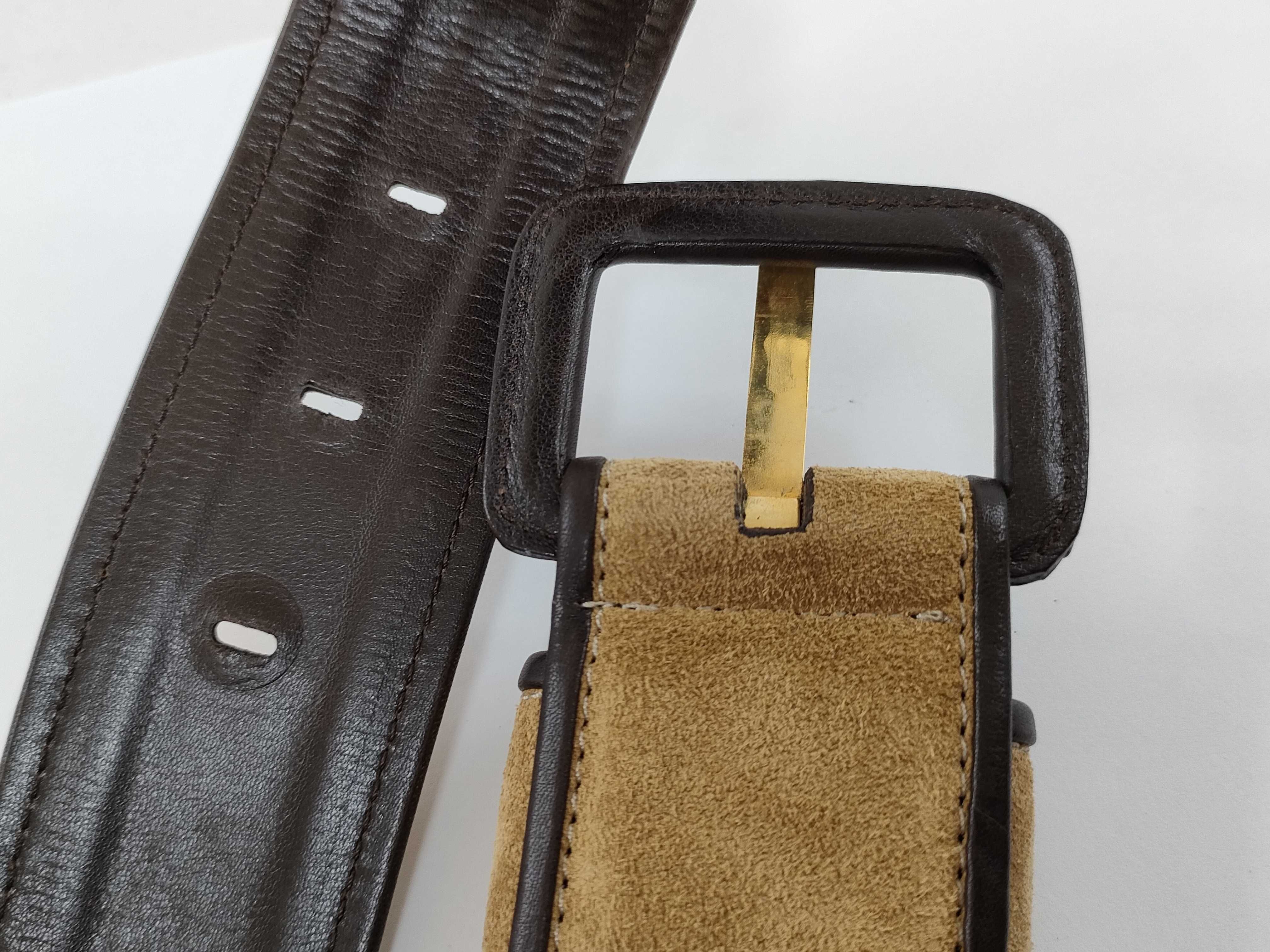 Anagram Suede Leather Belt — view 4