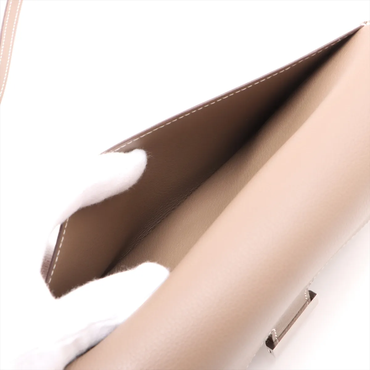 [Individually wrapped] Hermes Constance Long To Go Evercolor Etoupe Silver Hardware G:2026 — view 11