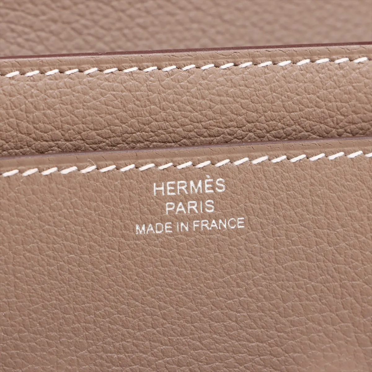 [Individually wrapped] Hermes Constance Long To Go Evercolor Etoupe Silver Hardware G:2026 — view 12