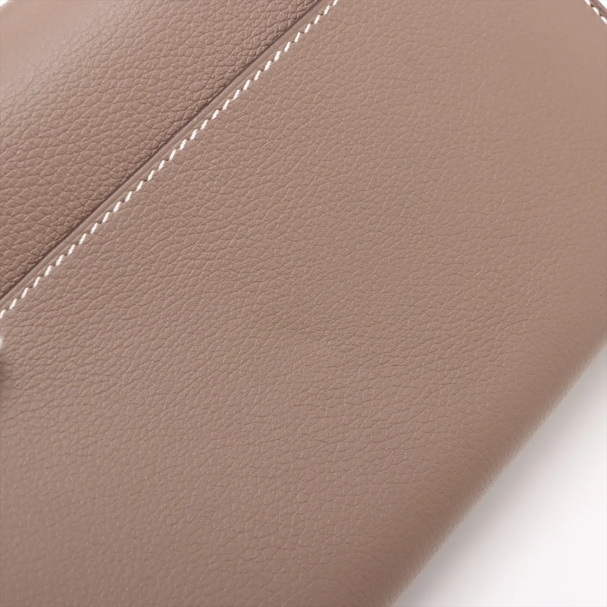 [Individually wrapped] Hermes Constance Long To Go Evercolor Etoupe Silver Hardware G:2026 — view 13