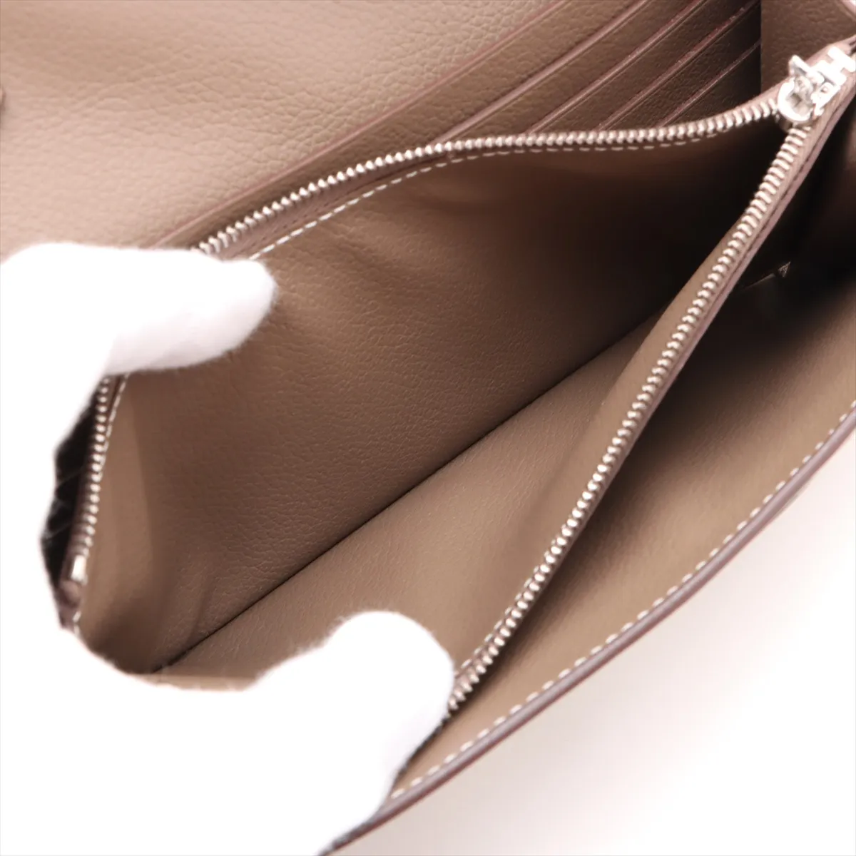 [Individually wrapped] Hermes Constance Long To Go Evercolor Etoupe Silver Hardware G:2026 — view 7
