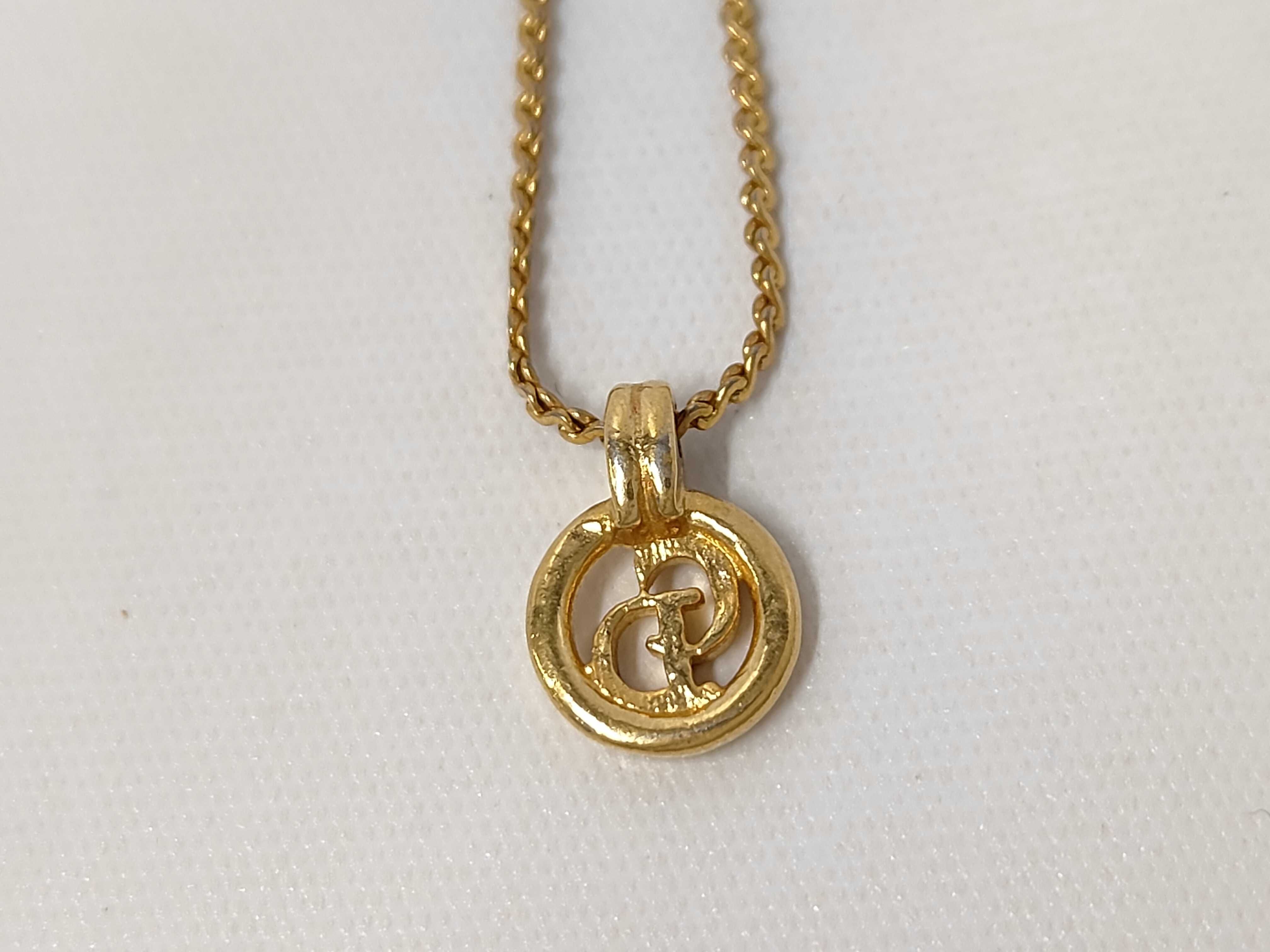 CD Circle Gold NC Necklace — view 2