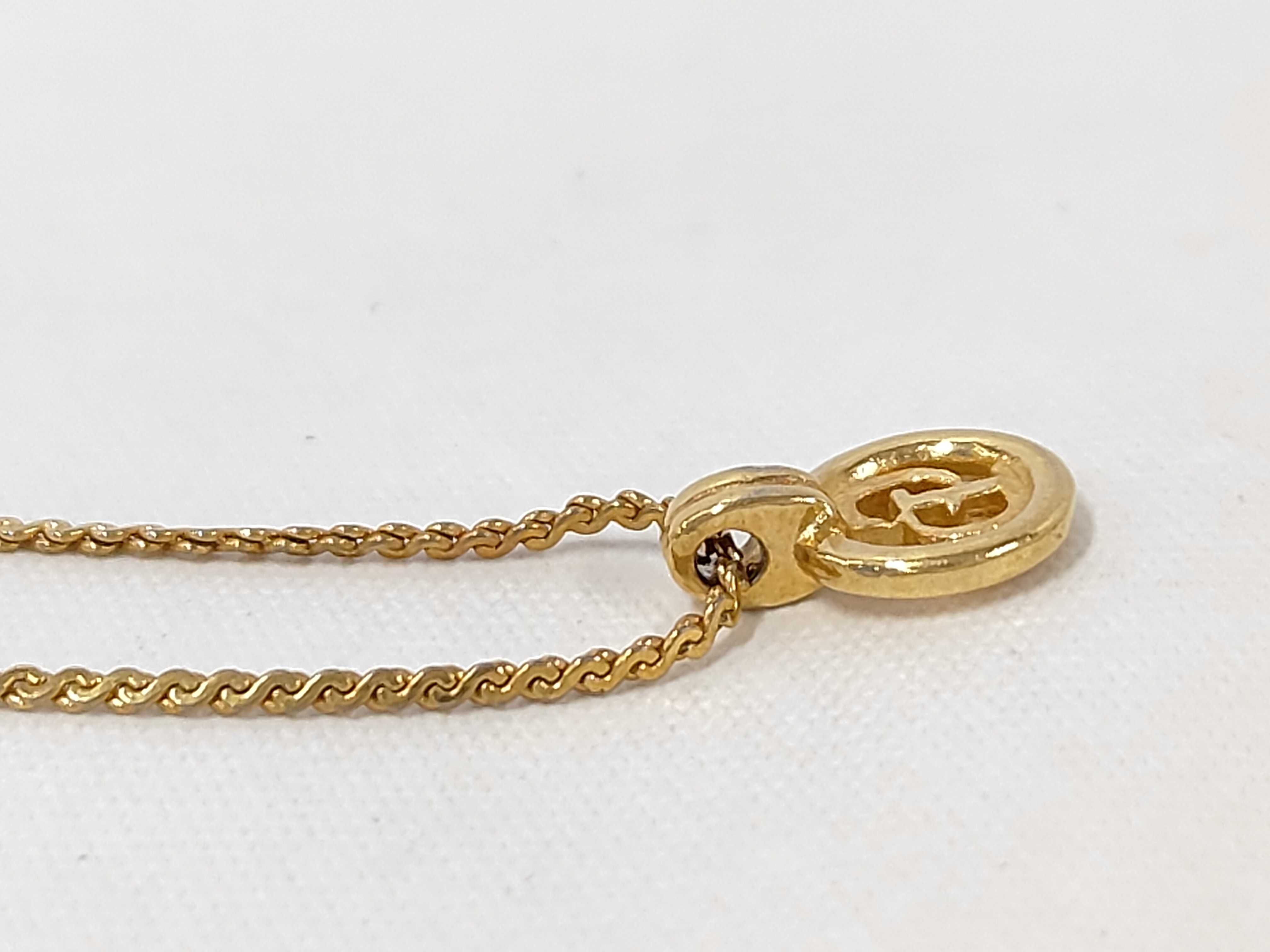 CD Circle Gold NC Necklace — view 3
