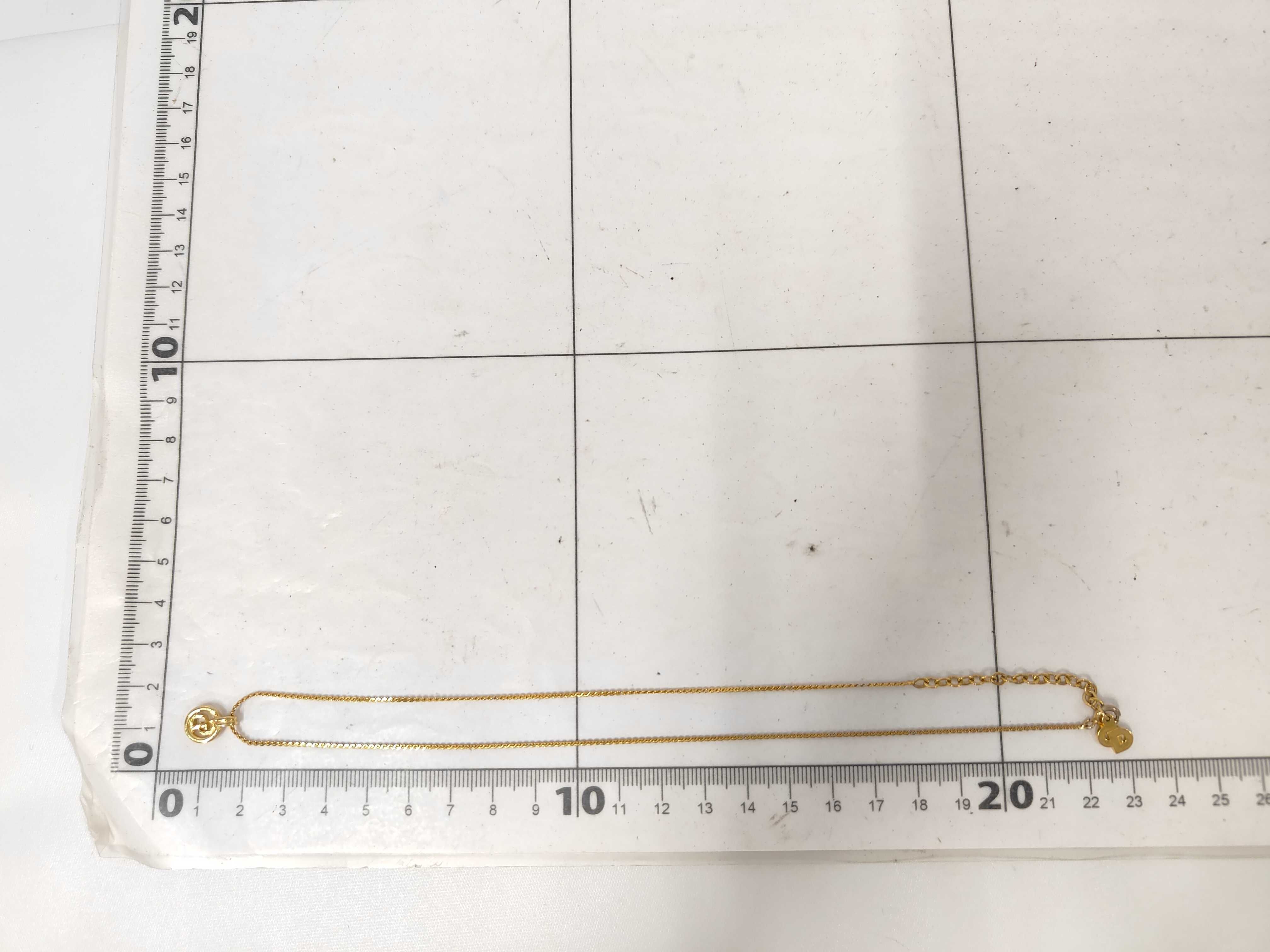 CD Circle Gold NC Necklace — view 9