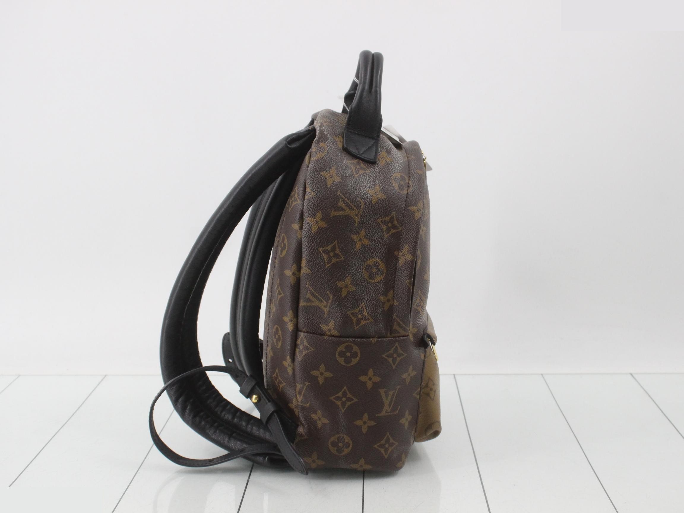 LV Monogram Reverse Palm Springs PM New Backpack — view 4