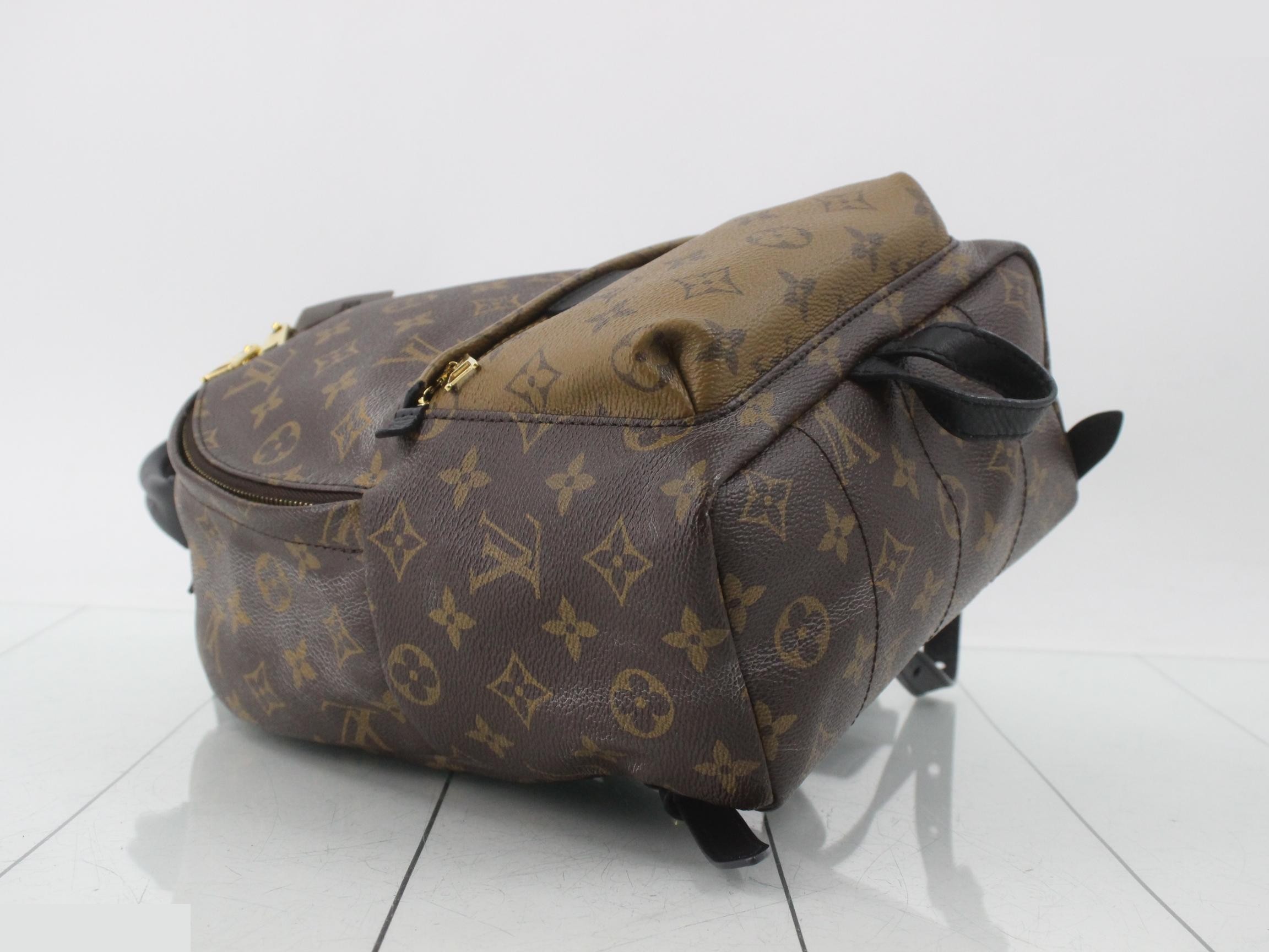 LV Monogram Reverse Palm Springs PM New Backpack — view 5