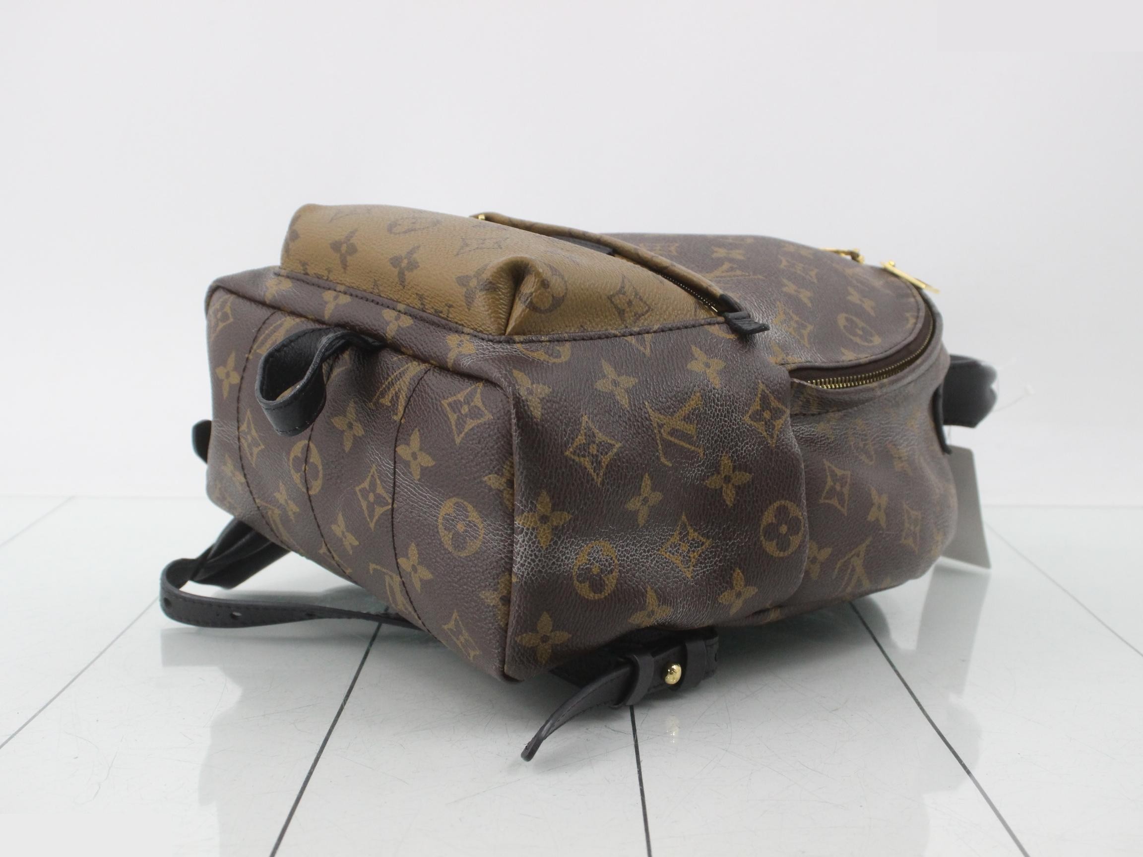 LV Monogram Reverse Palm Springs PM New Backpack — view 6