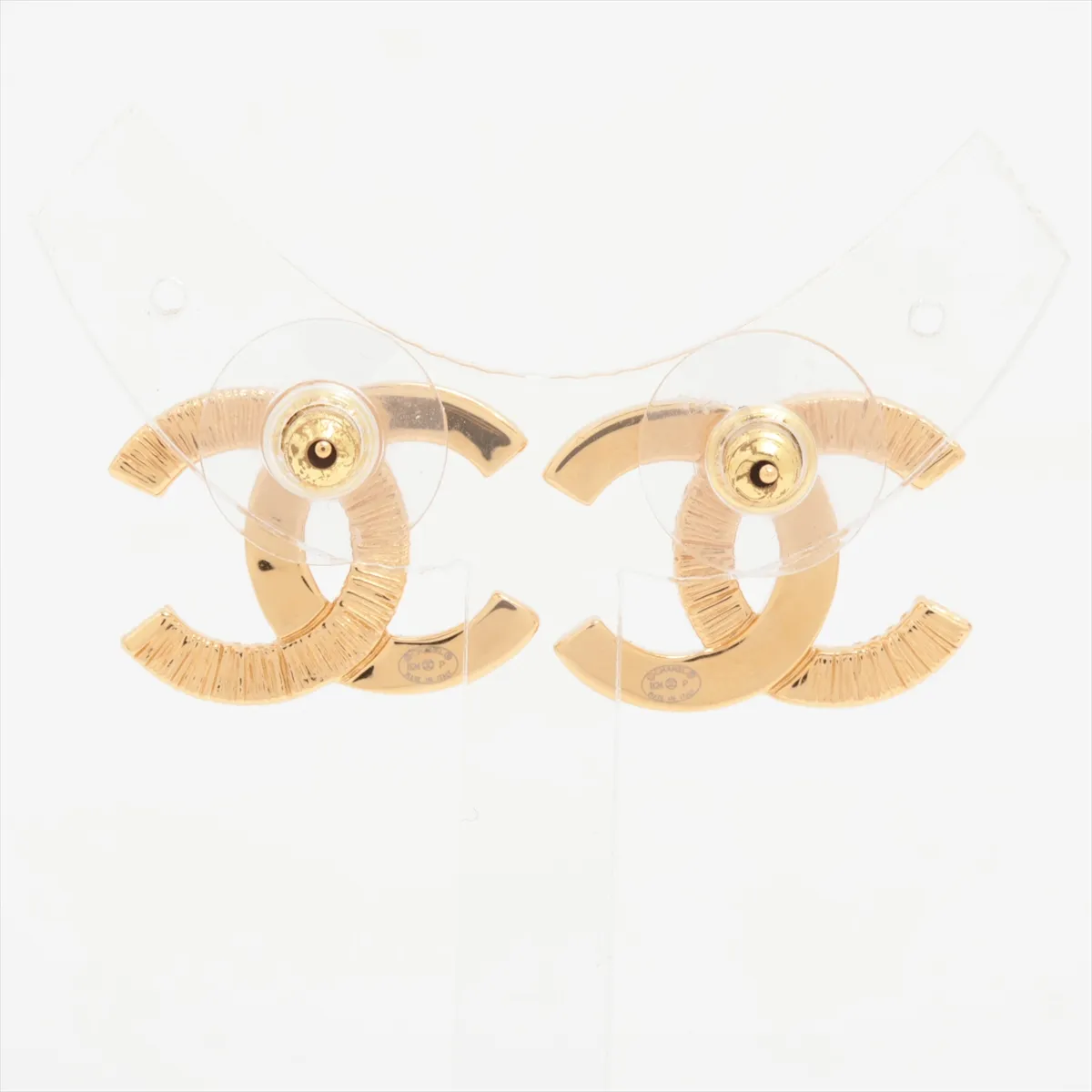 Cocomark B24P Earrings (for both ears) GP Black x Gold — view 2