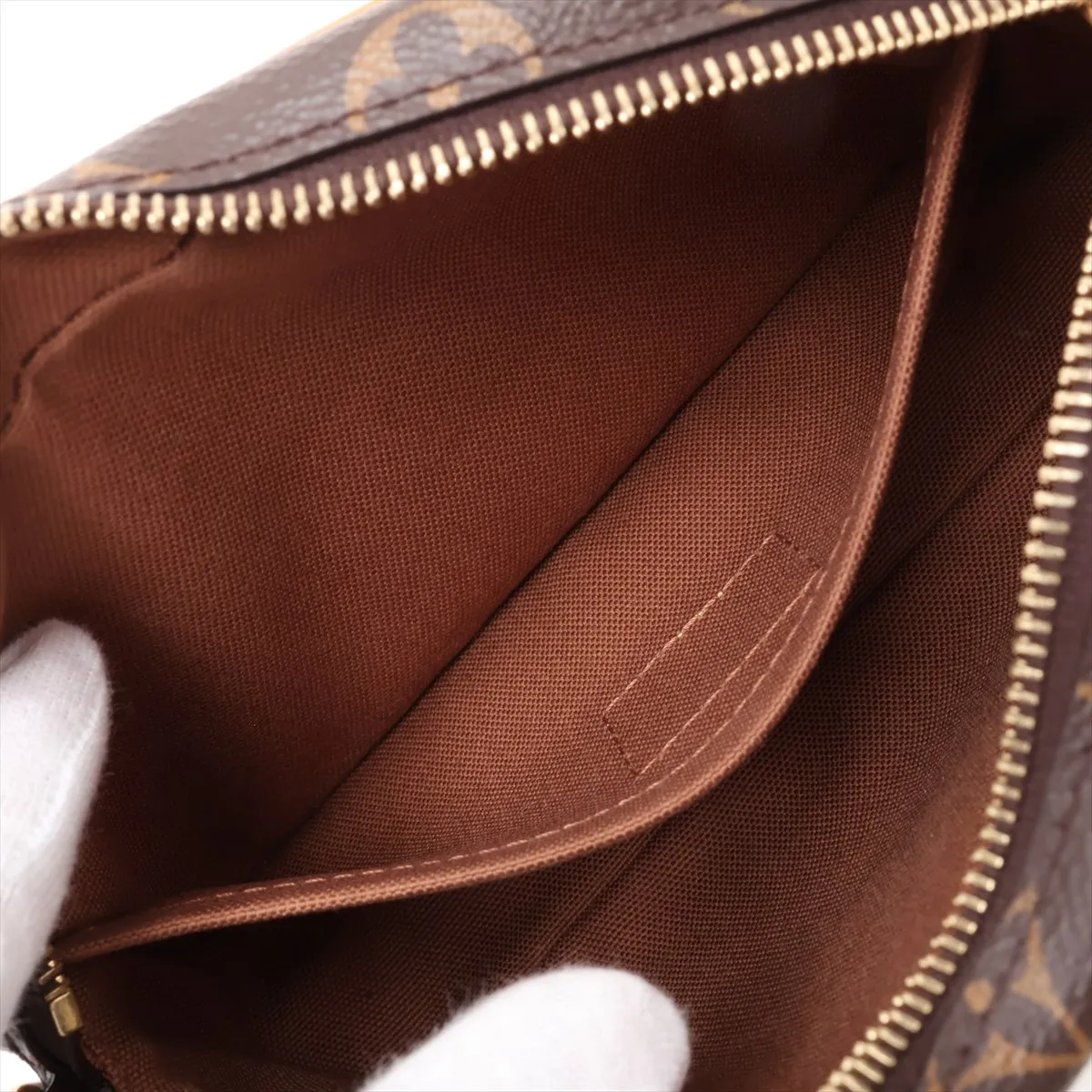 Monogram Trocadero Wearable Wallet M14058 Brown (RFID detected) — view 7