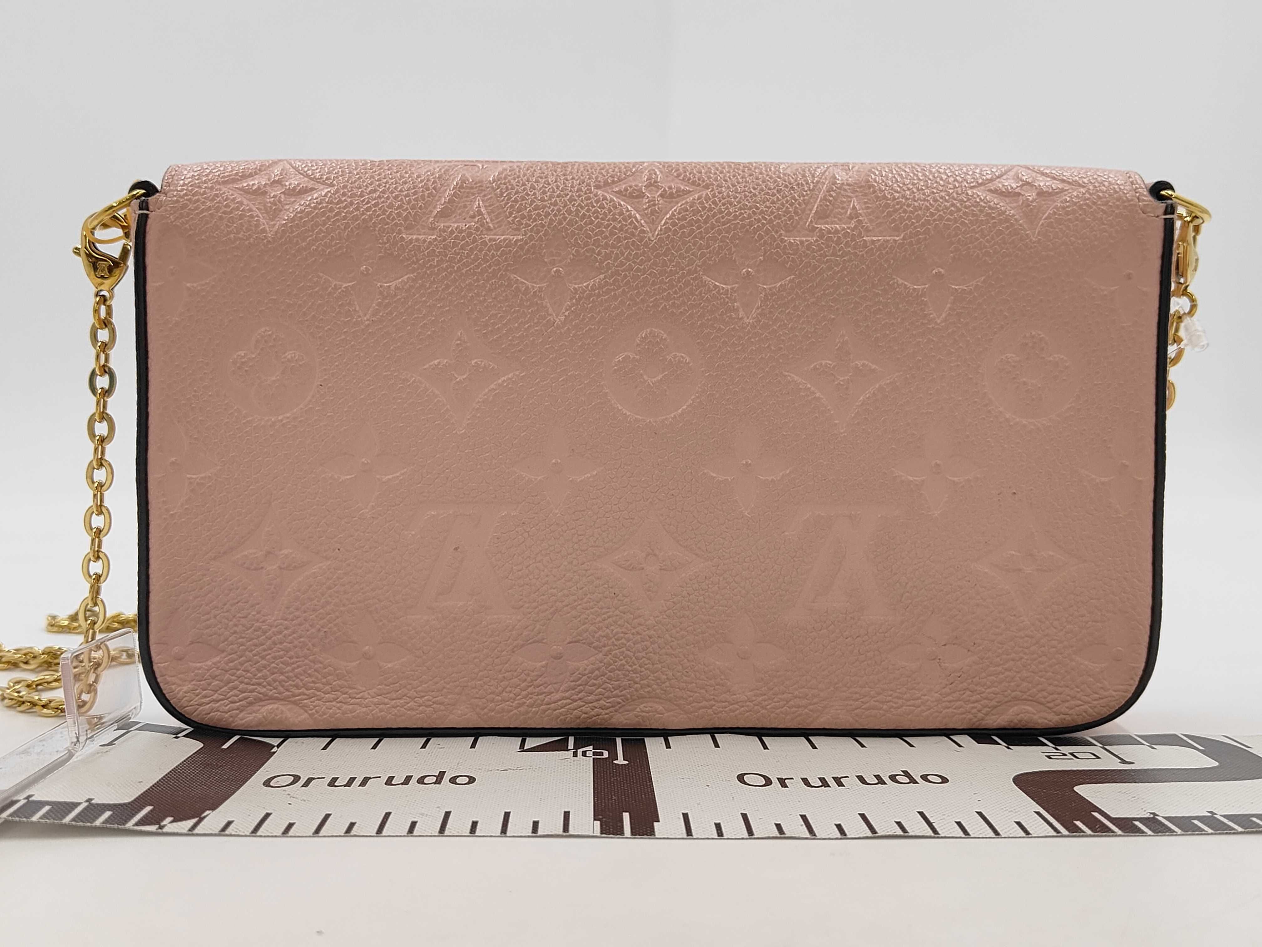 Felicie Monogram Pink Shoulder Bag — view 2
