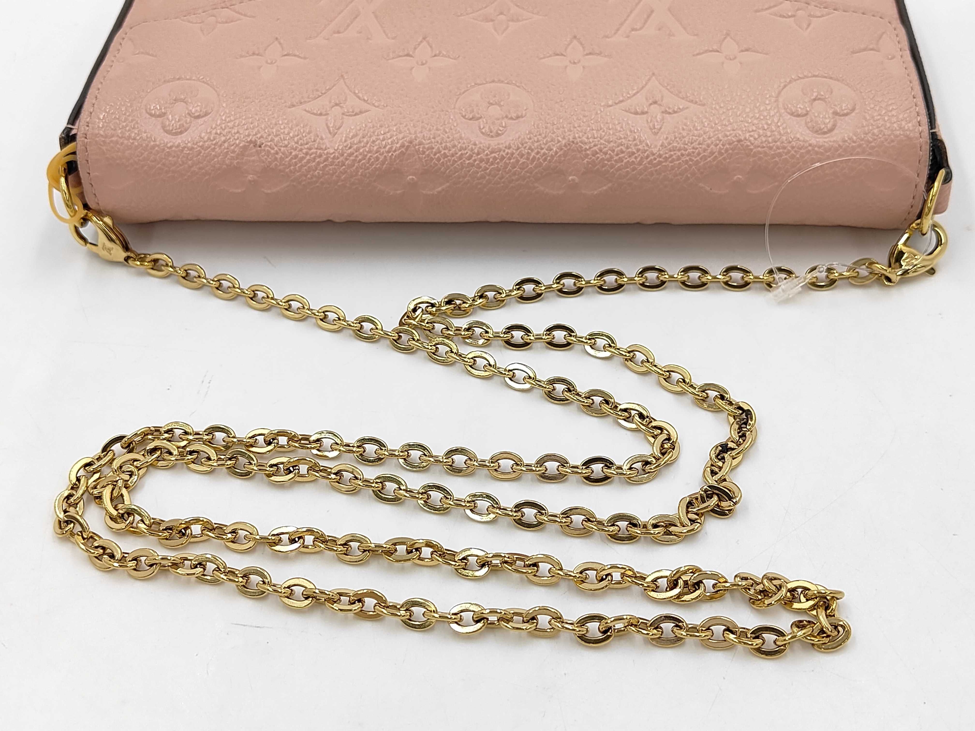 Felicie Monogram Pink Shoulder Bag — view 3