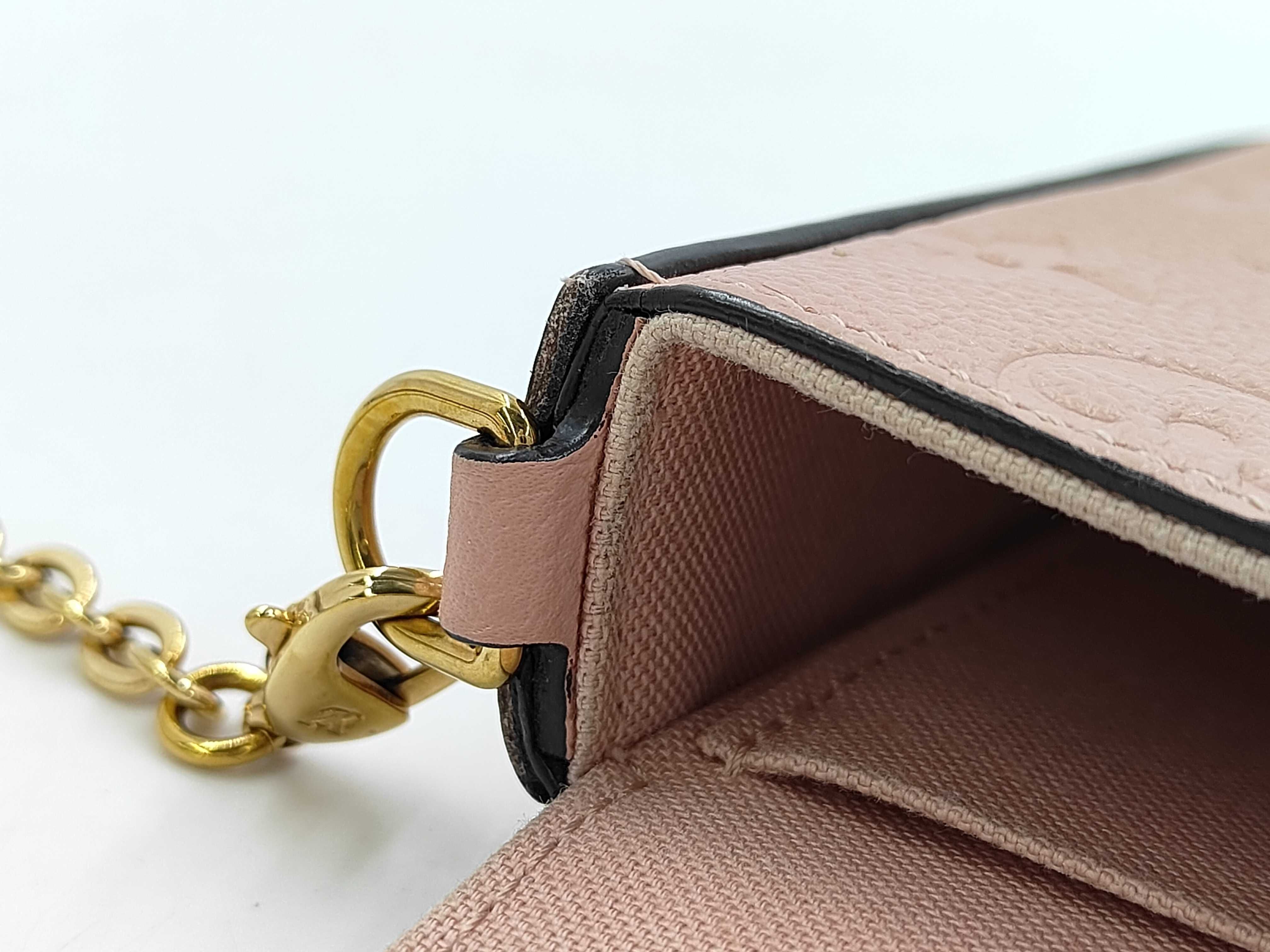 Felicie Monogram Pink Shoulder Bag — view 5