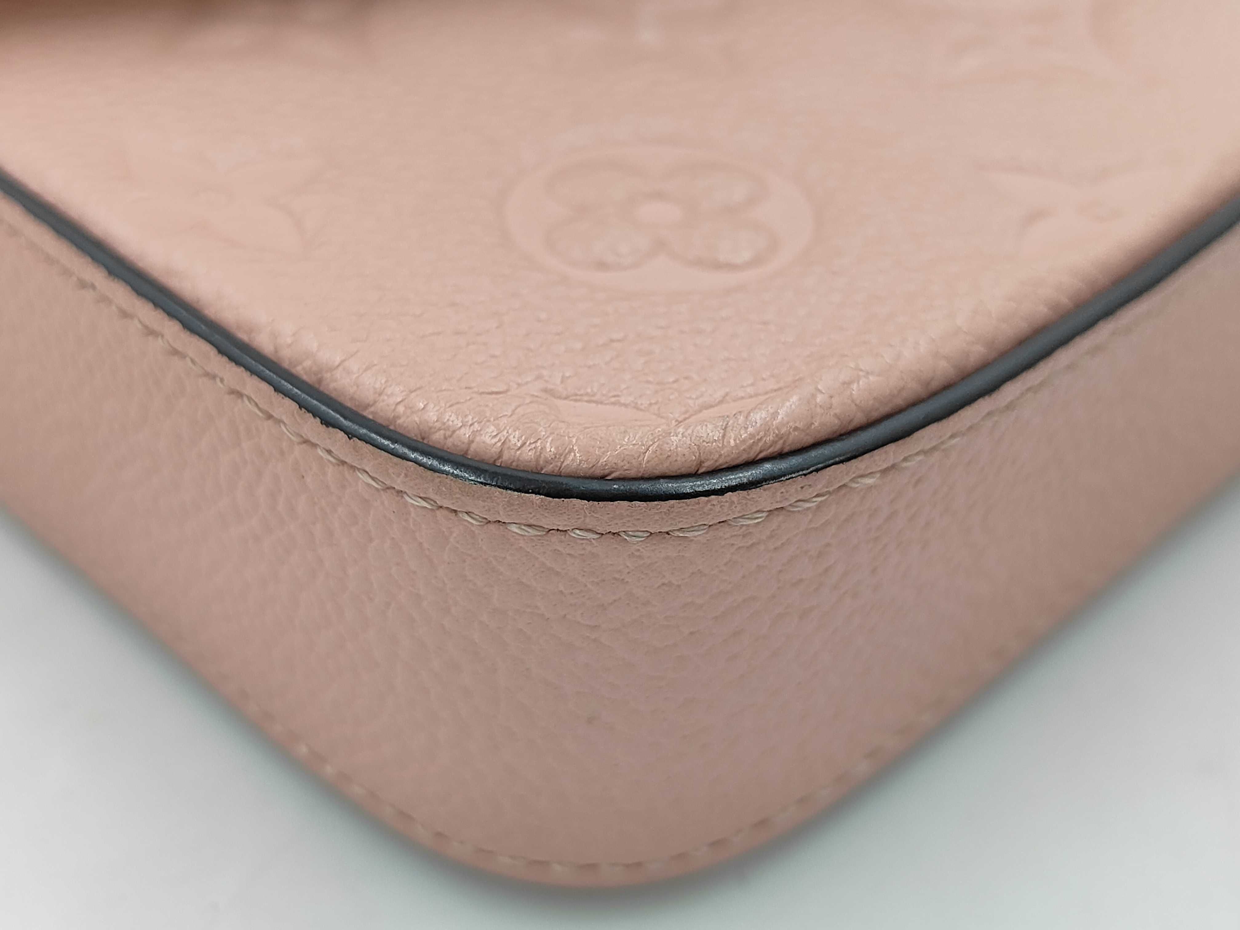 Felicie Monogram Pink Shoulder Bag — view 6
