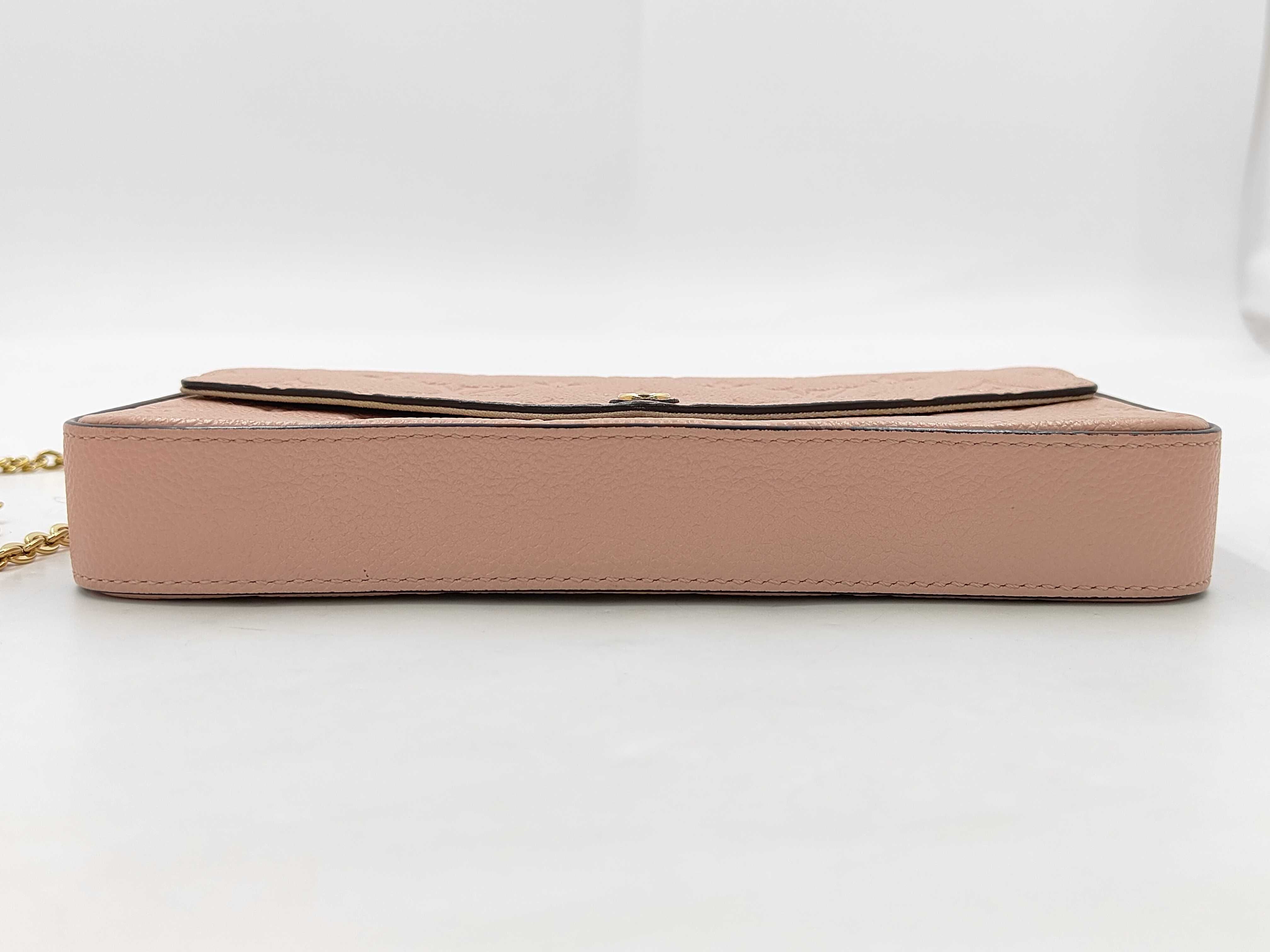 Felicie Monogram Pink Shoulder Bag — view 7