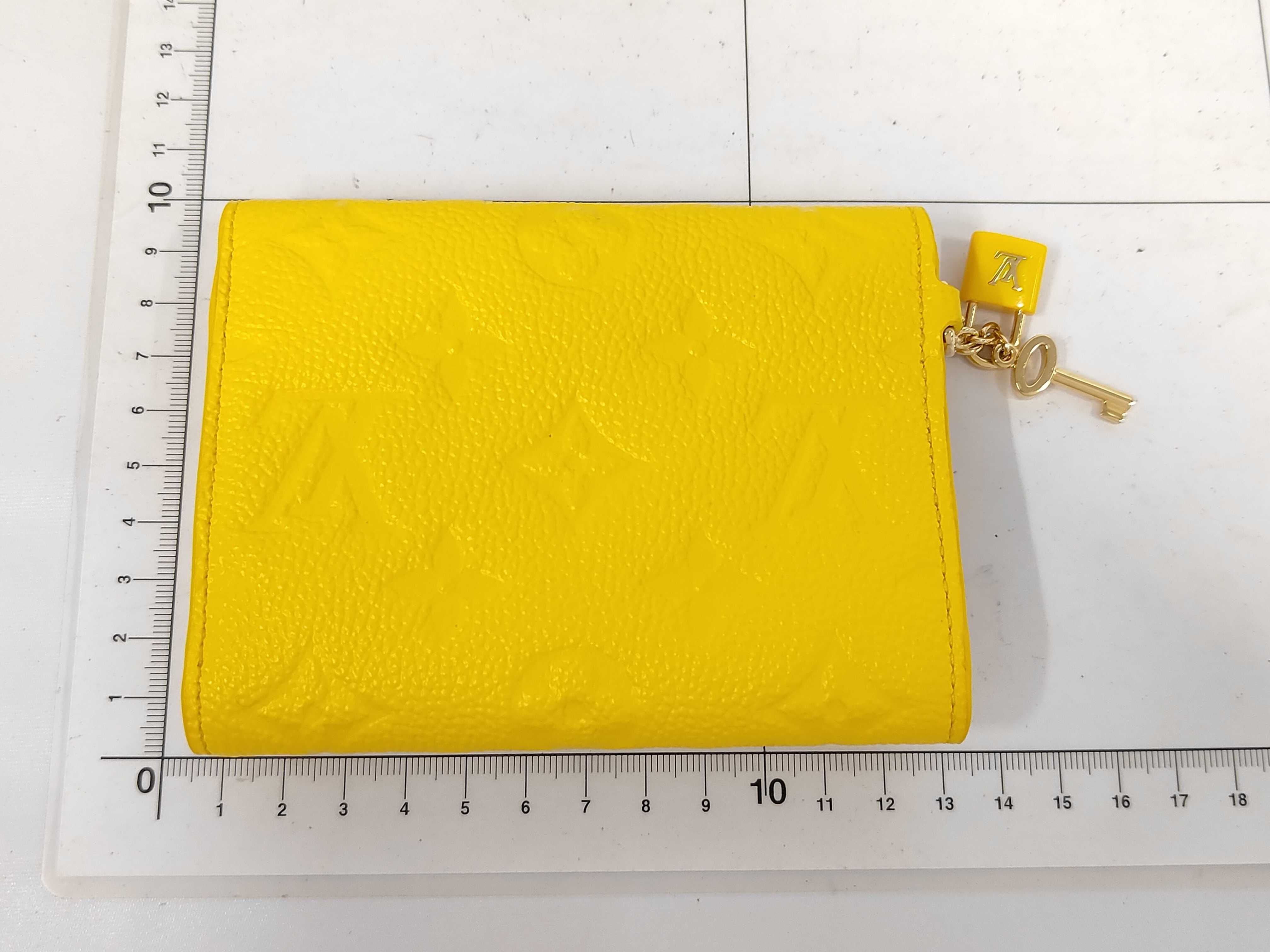 Monogram Empreinte Portefeuille Victorine Gingo Yellow Folding Wallet M14156 RFID detected — view 2