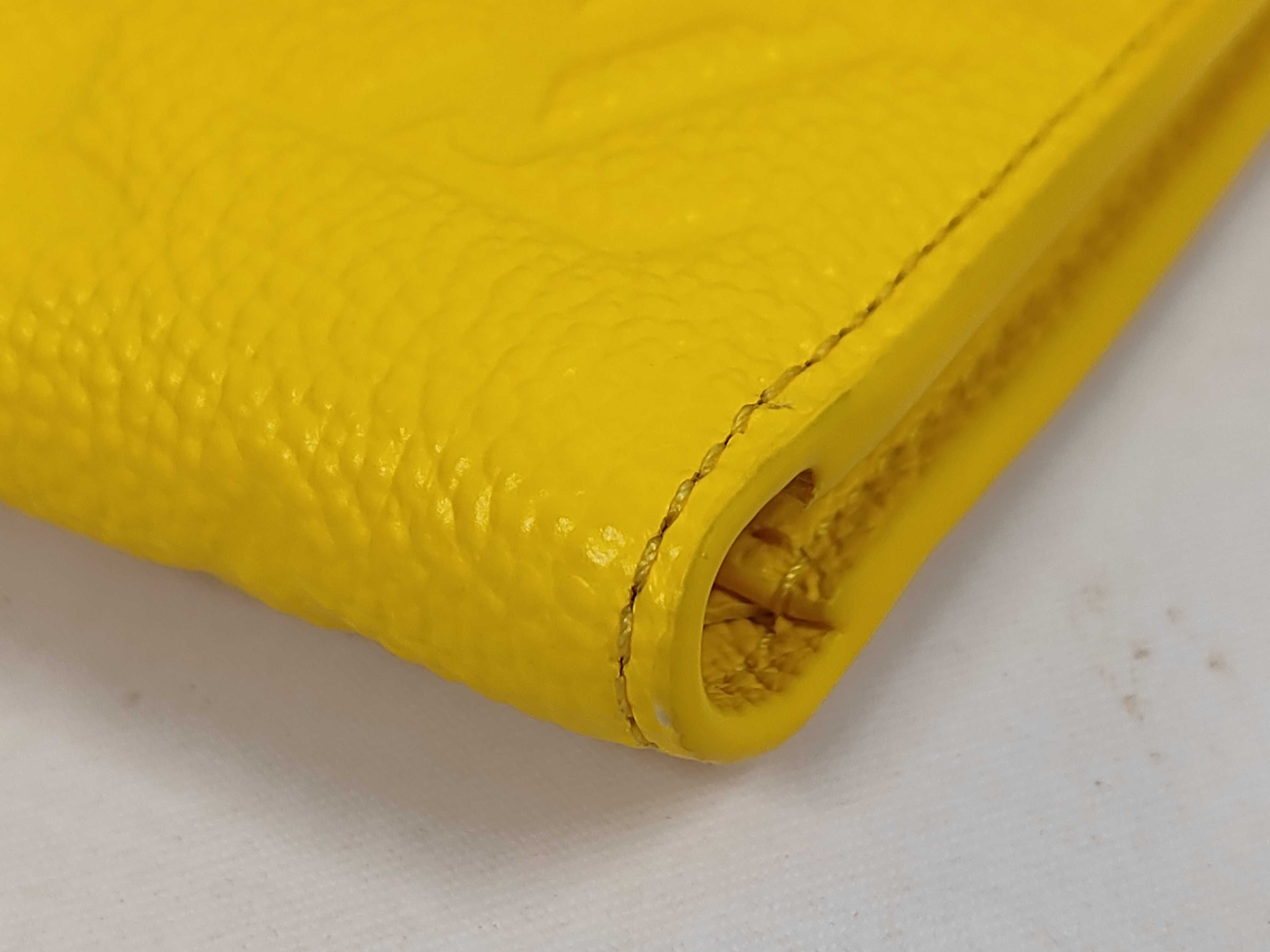 Monogram Empreinte Portefeuille Victorine Gingo Yellow Folding Wallet M14156 RFID detected — view 3