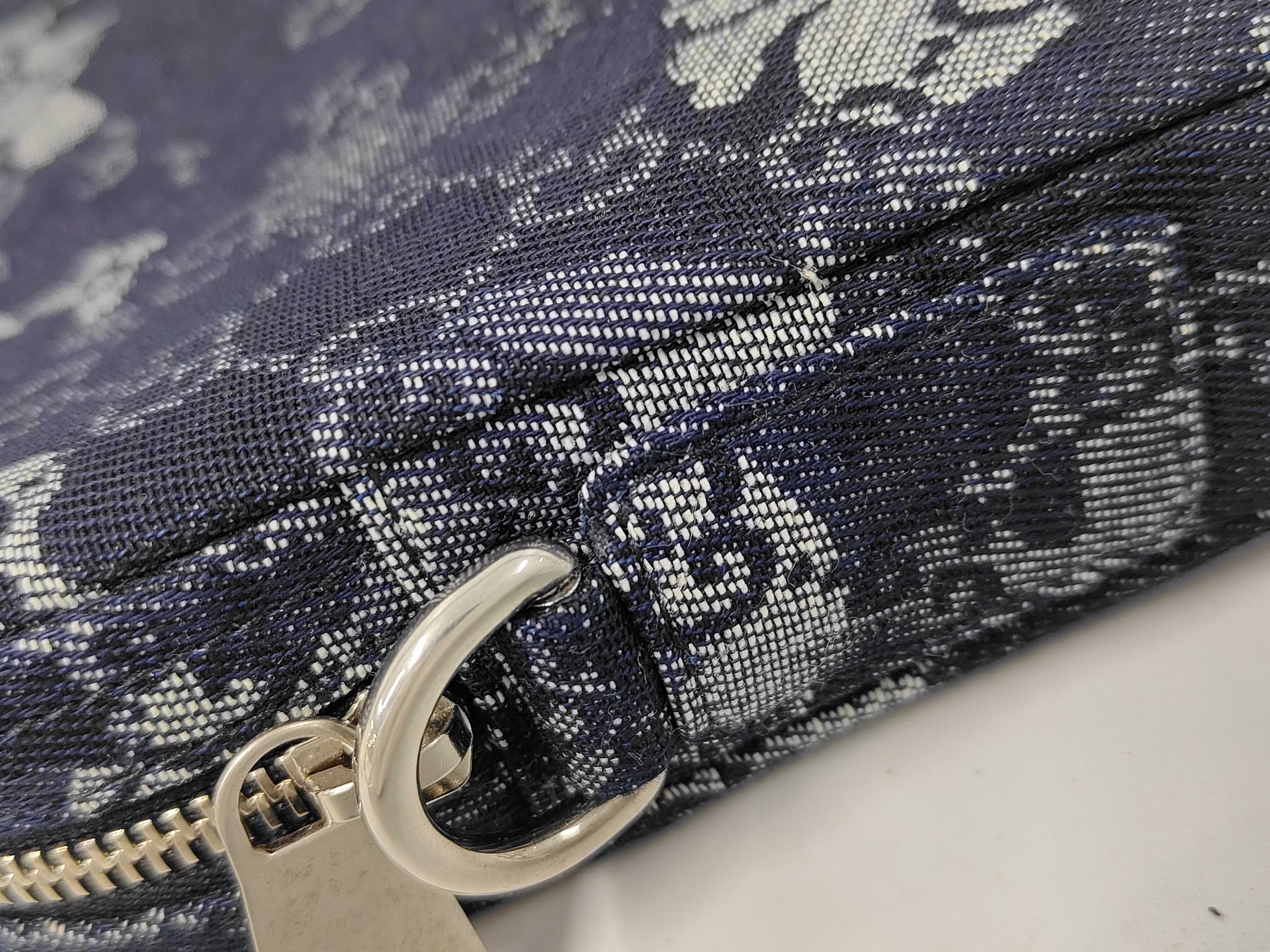 denim camouflage shoulder bag GG pouch — view 5