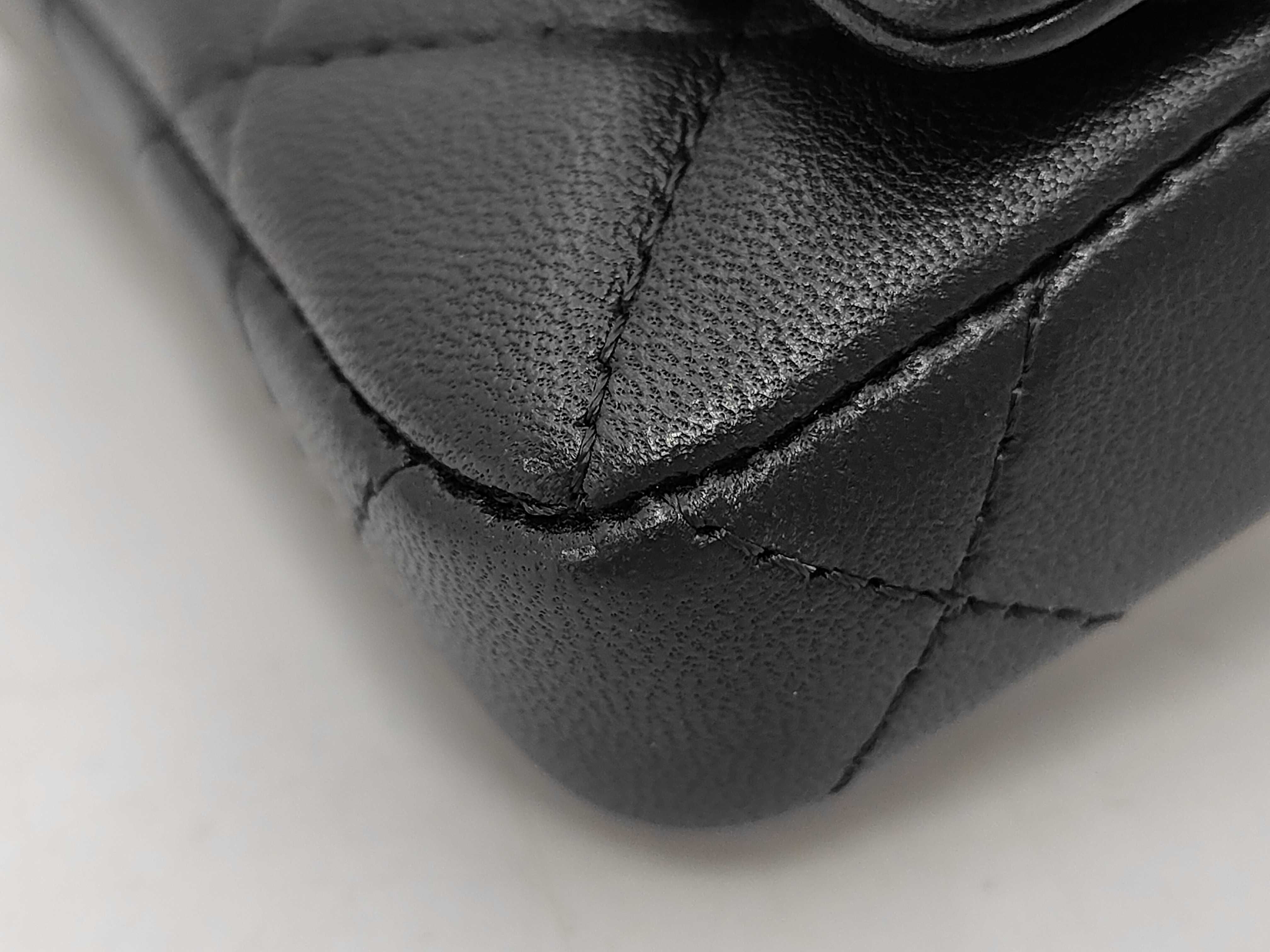 Matelassé Pearl Chain Shoulder Bag — view 7